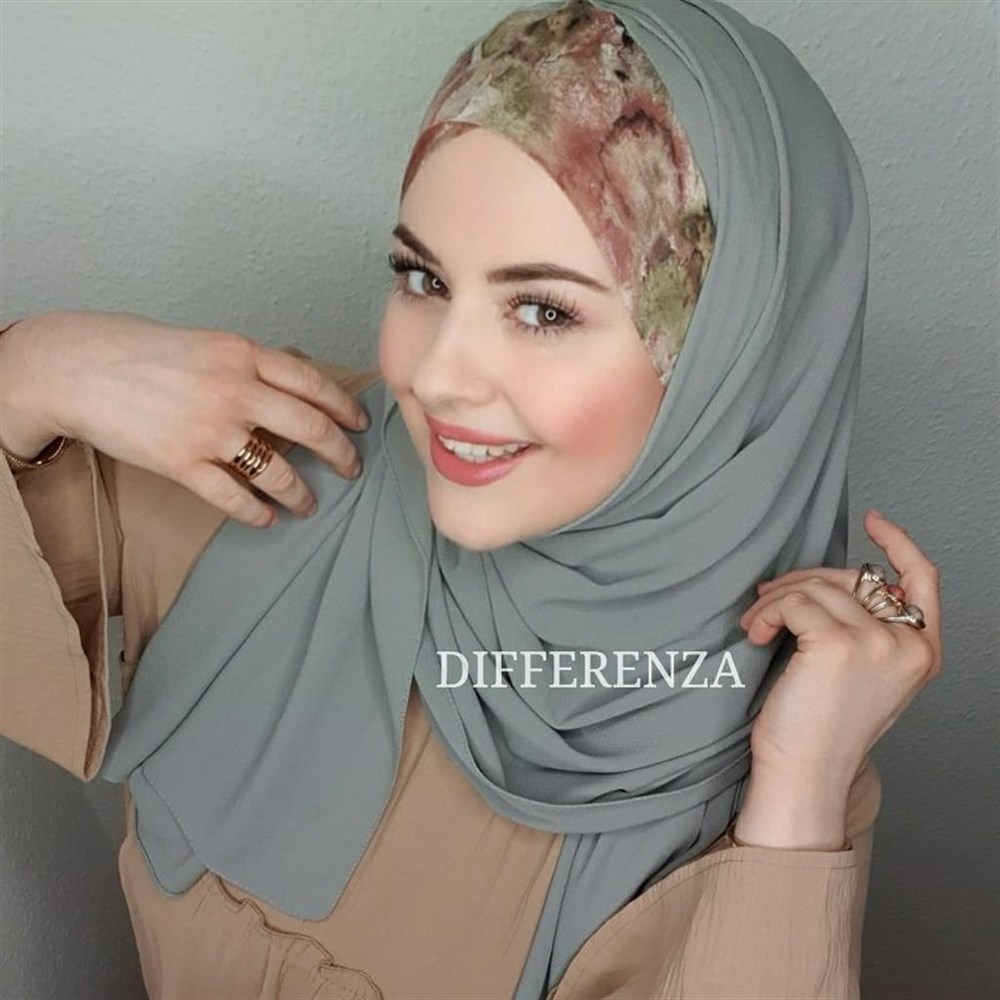 SPRAY DESEN ŞAL-Gri