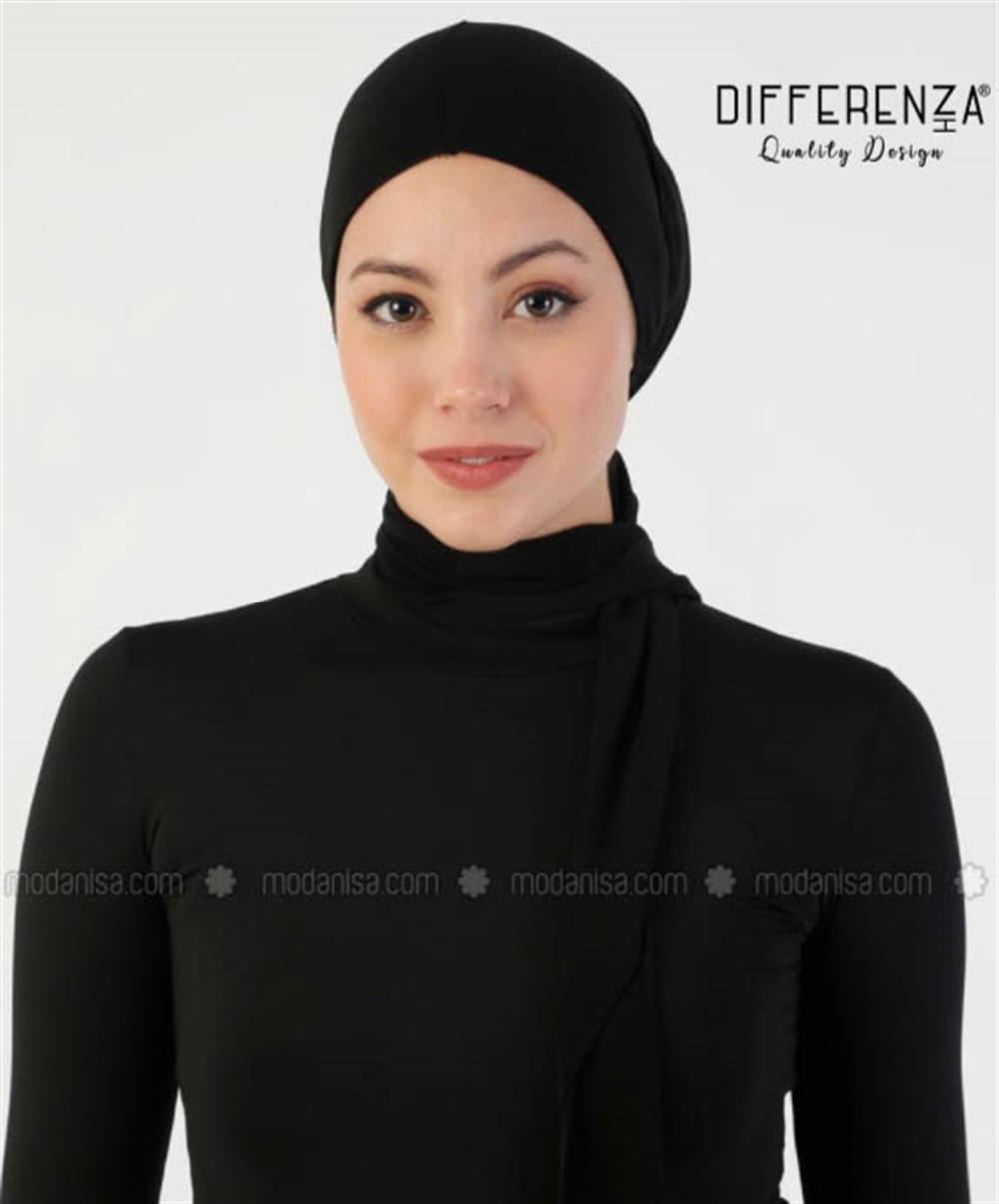 Tek Kat Bağcıklı Bone-Siyah