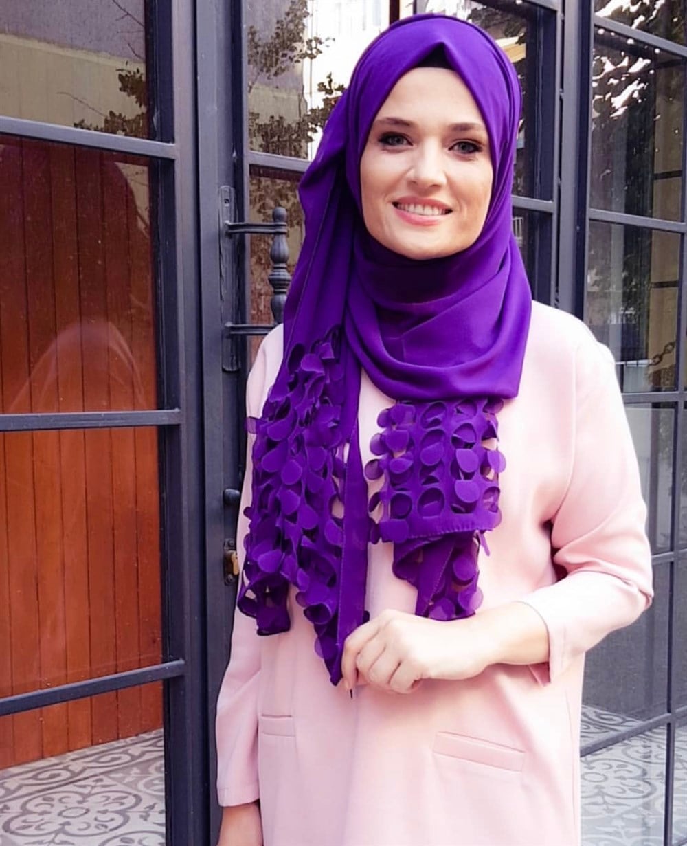 Uçuş Küme Şal - Mor