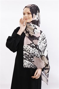 Tablo Desen Şal - Pudra