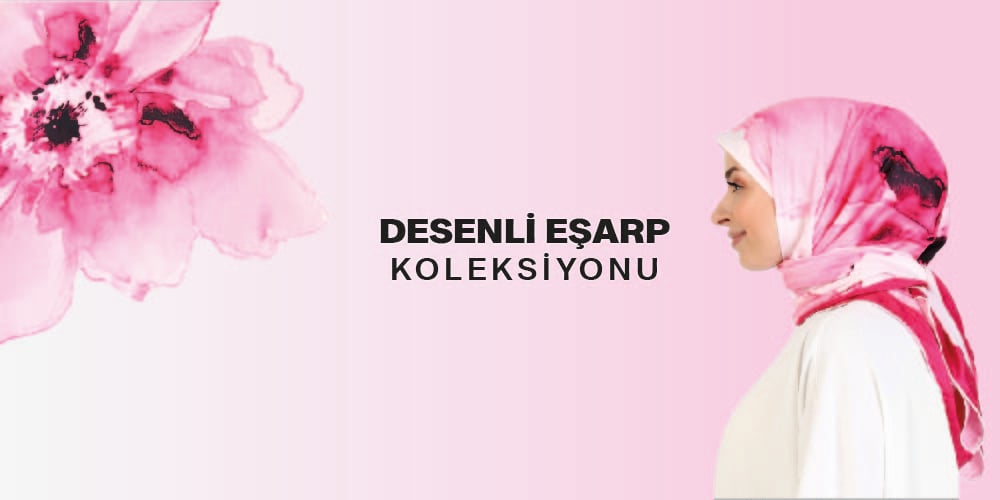 Desenli Eşarp