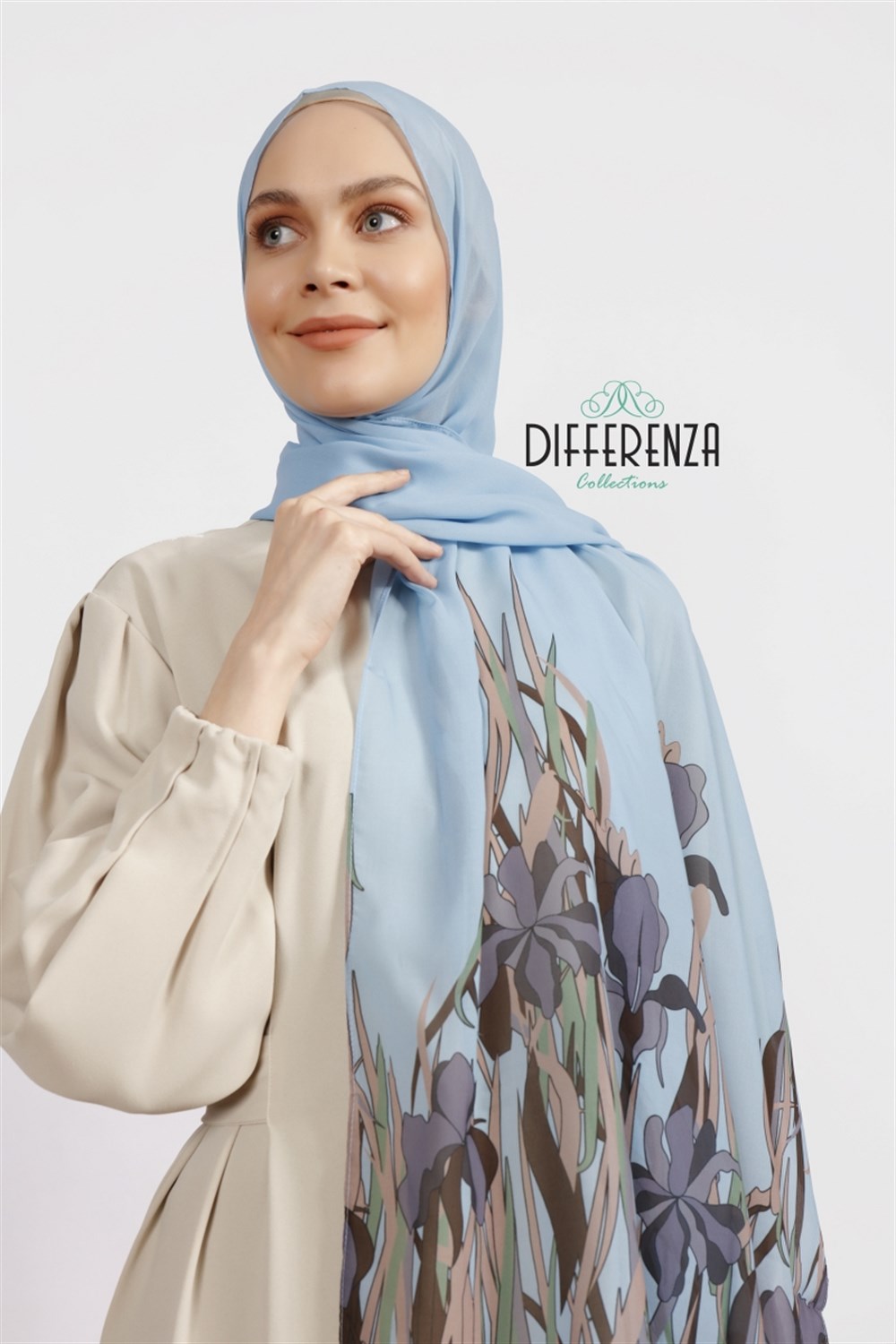 Casablanka Şal - Mavi