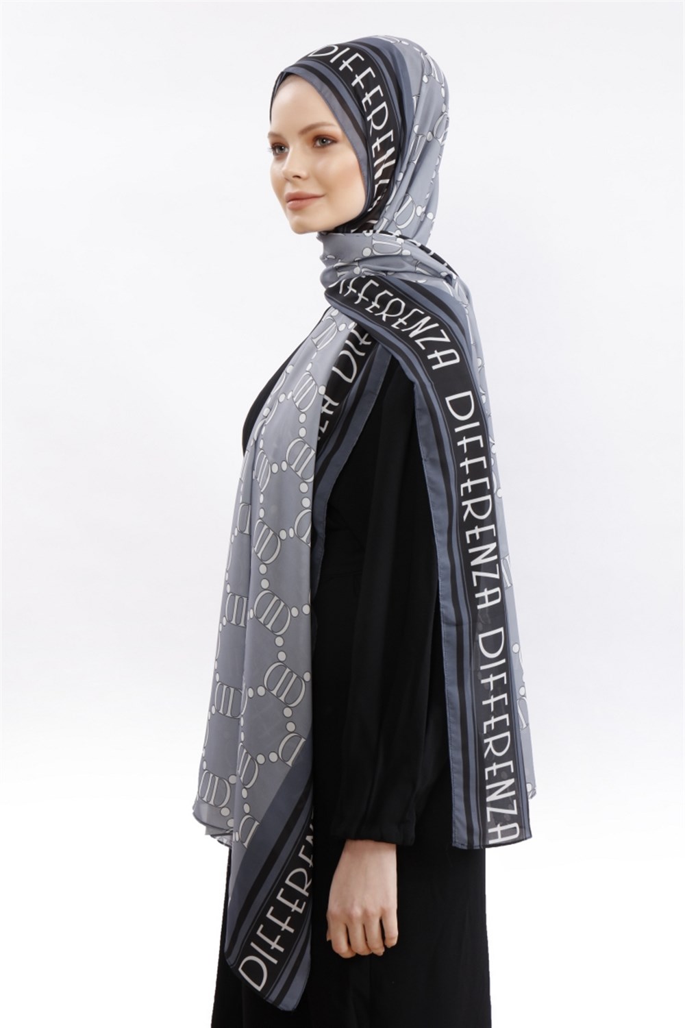 İkon Şal - Gri