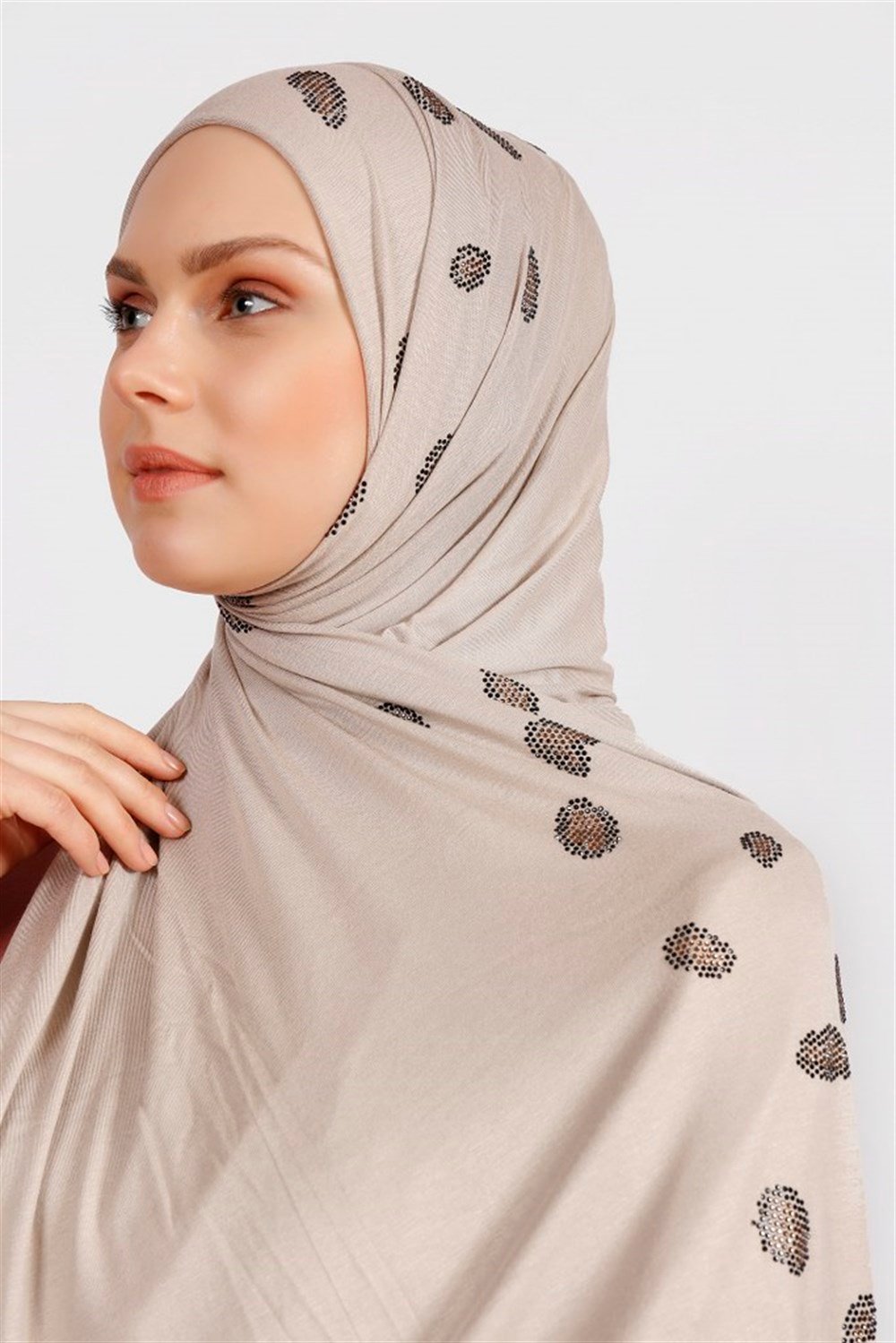LEOPAR TAŞLI PENYE ŞAL-AçıkVizon