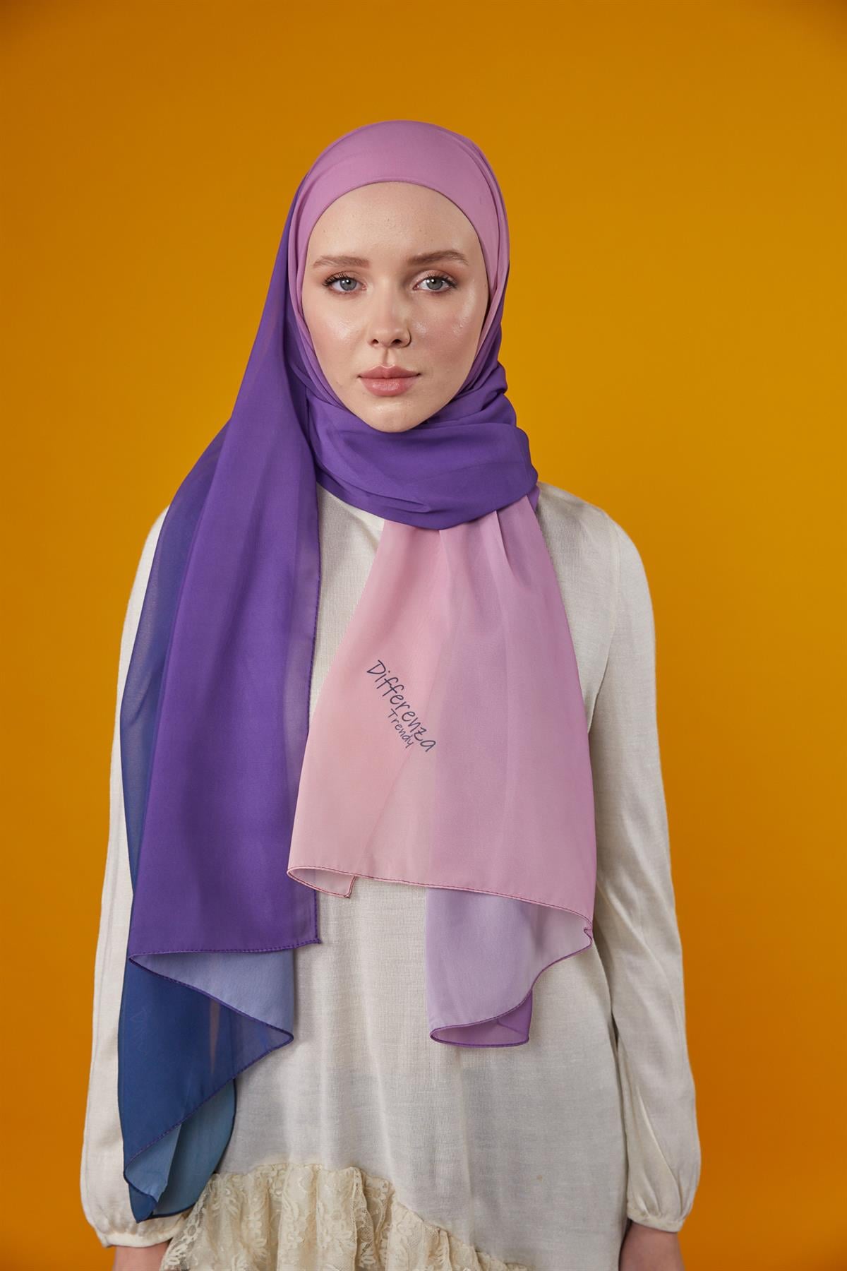 Omre Boneli Şal-Mor