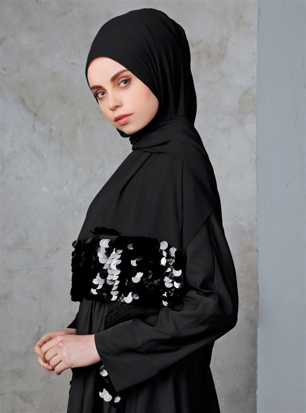 PARA PAYET ŞAL-Siyah