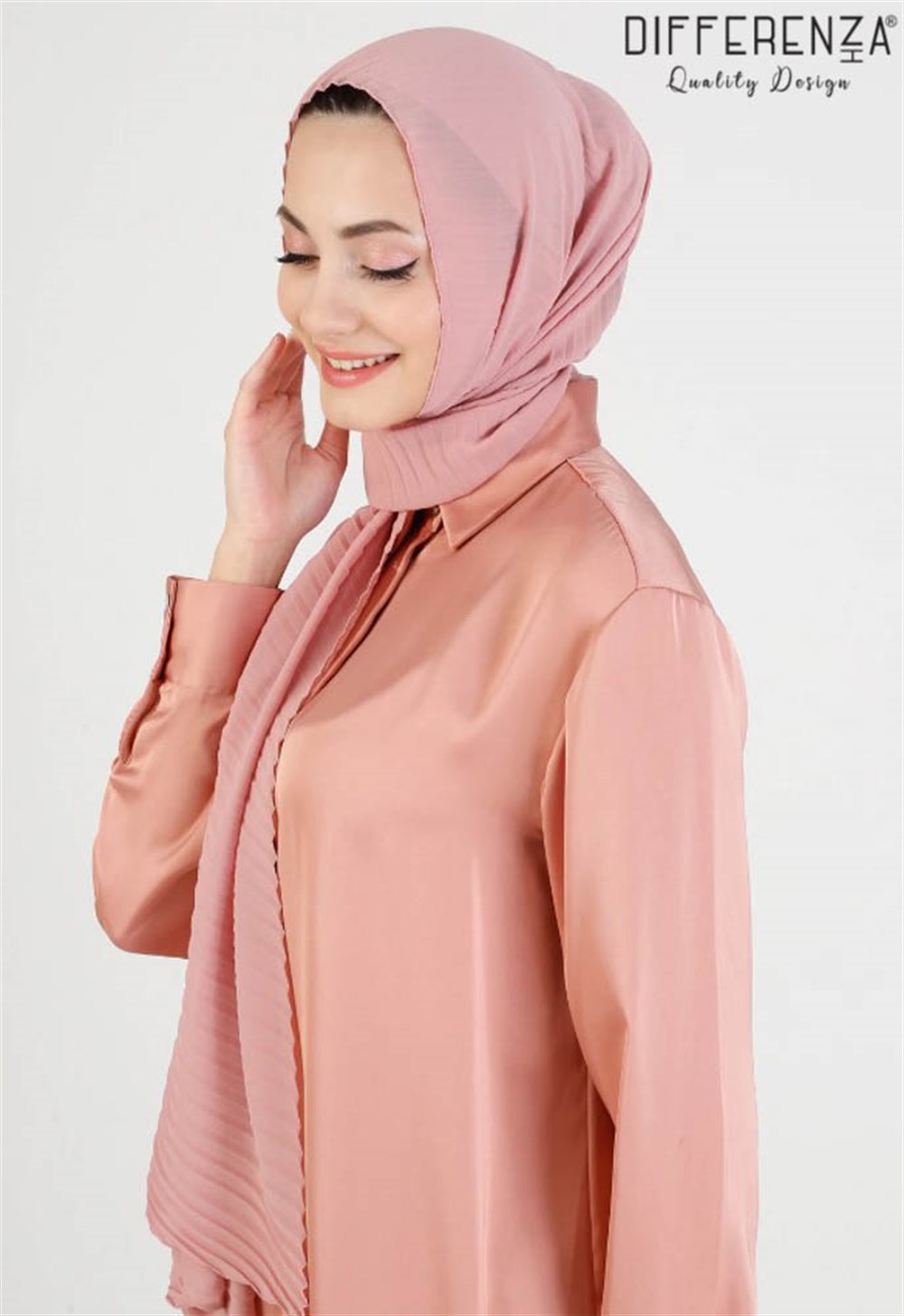 Pliseli Şal-Açık Gülkurusu