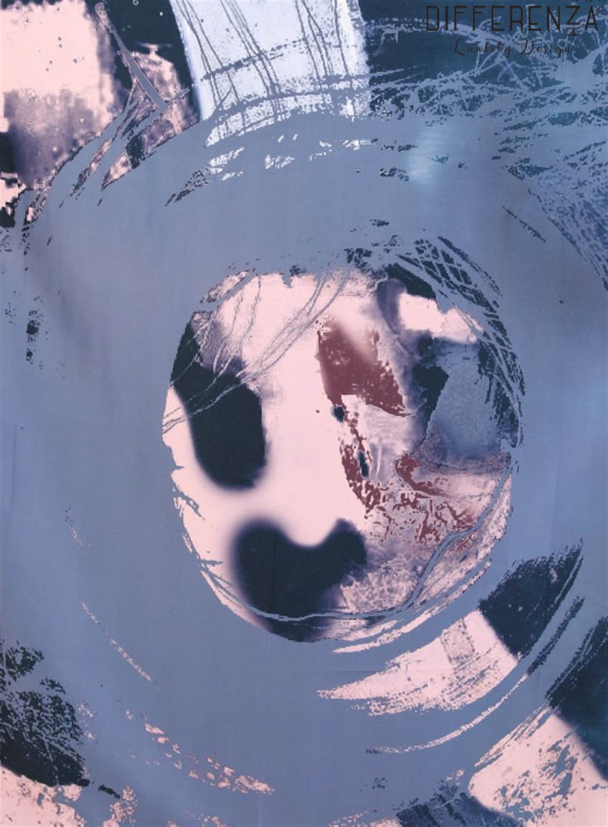 Ring Desenli Eşarp-Lacivert