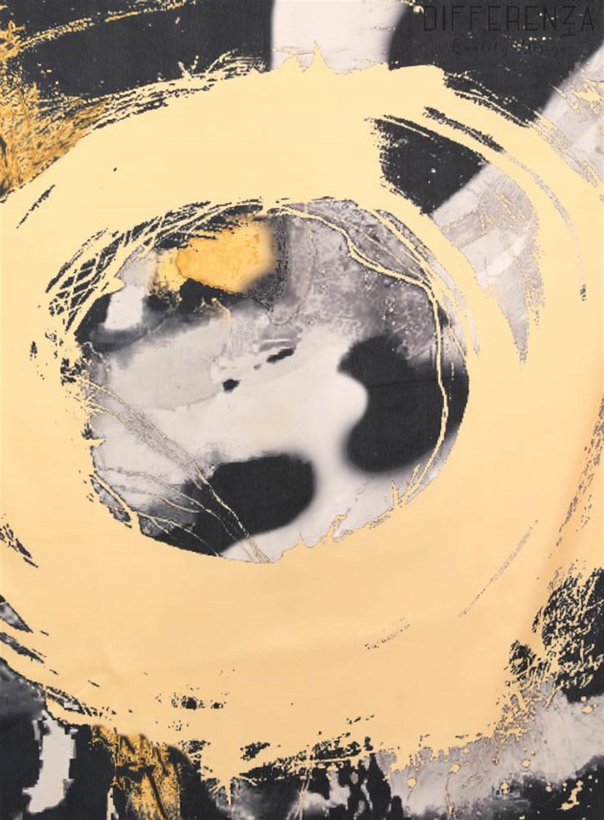 Ring Desenli Eşarp-Siyah