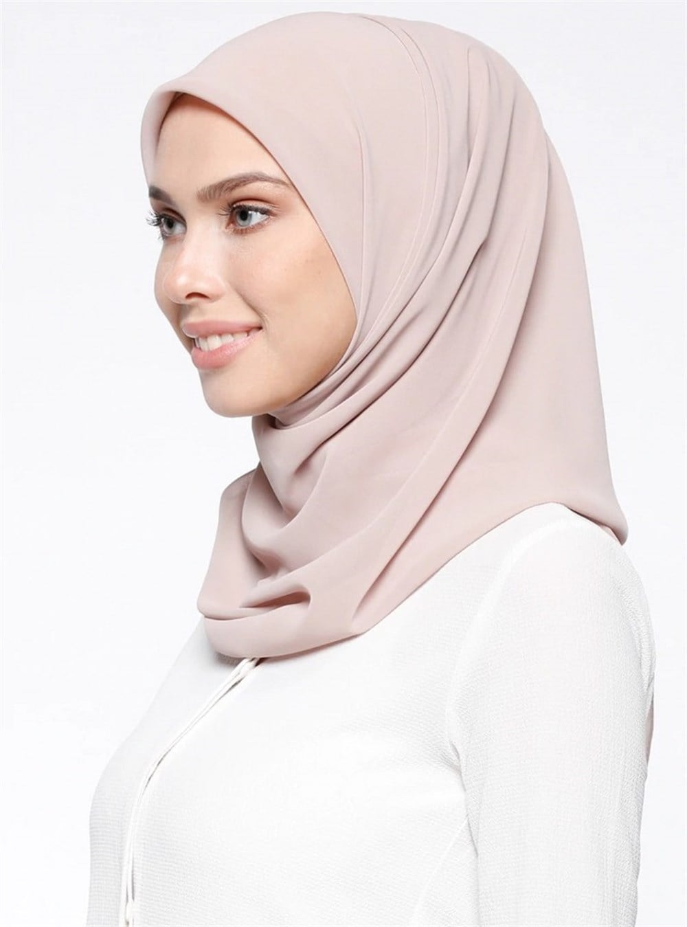 Şifon Eşarp - Bej