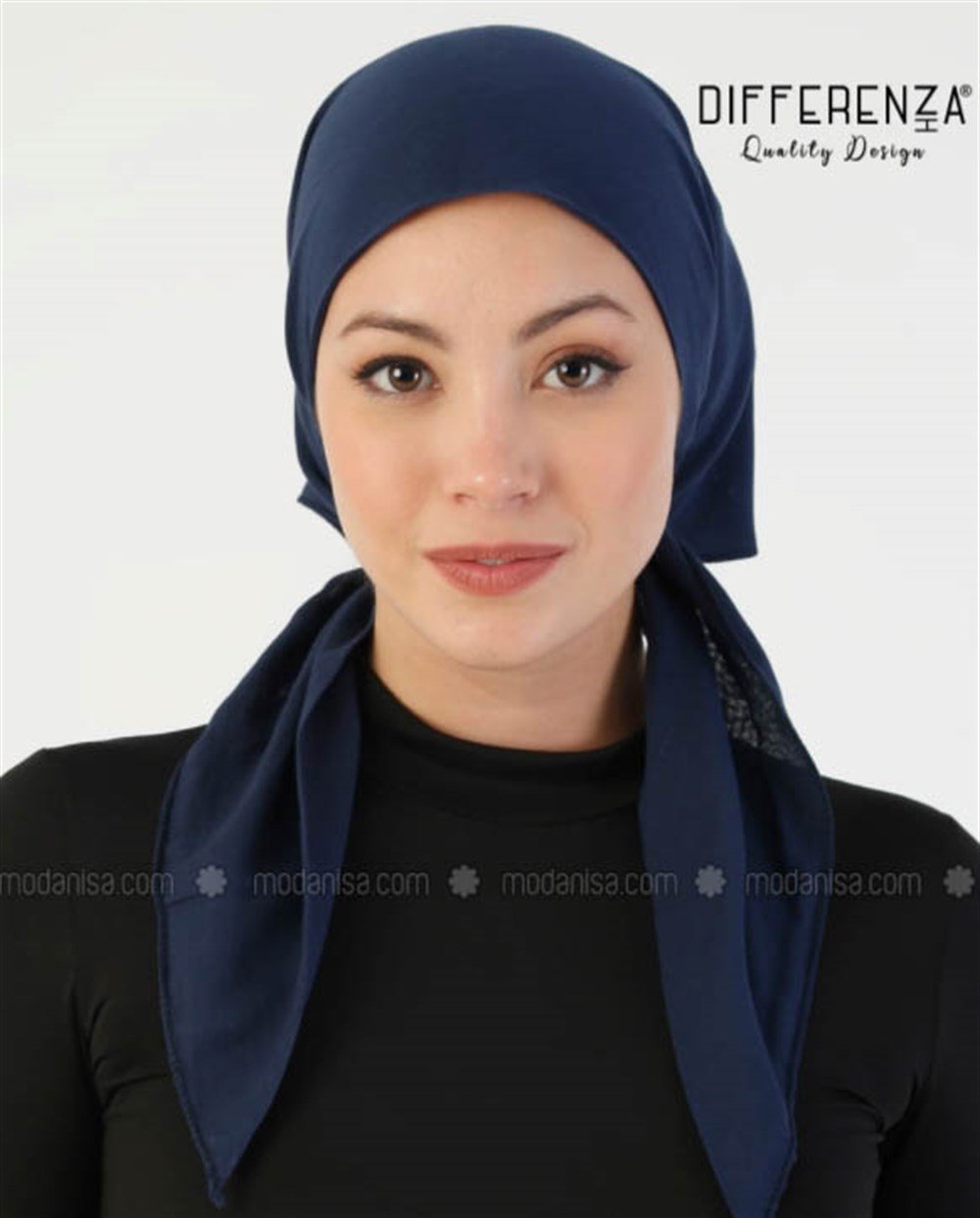 Topuk Kaydırmaz Pamuk Yazma-Lacivert