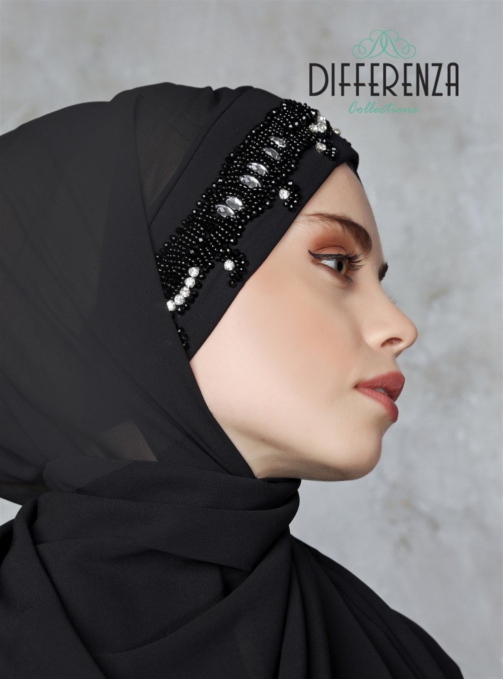 Yengeç Şal - Siyah