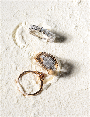 0,44 Karat Baget Pırlanta Yüzük