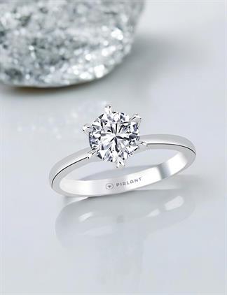 PIRLANT 0.50 Karat Pırlanta Tektaş Yüzük