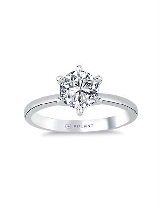 PIRLANT 0.50 Karat Pırlanta Tektaş Yüzük