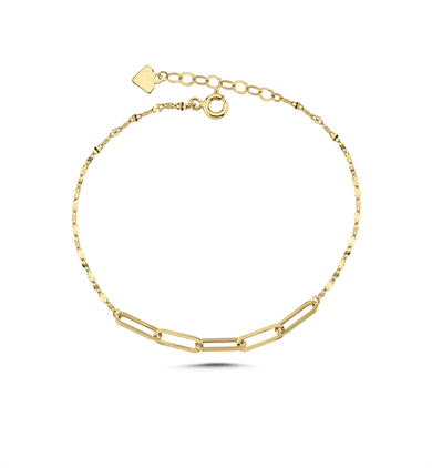 PIRLANT Boomerang Ataç Altın Bileklik