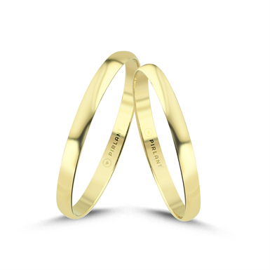 Sarı Altın Alyans 2mm