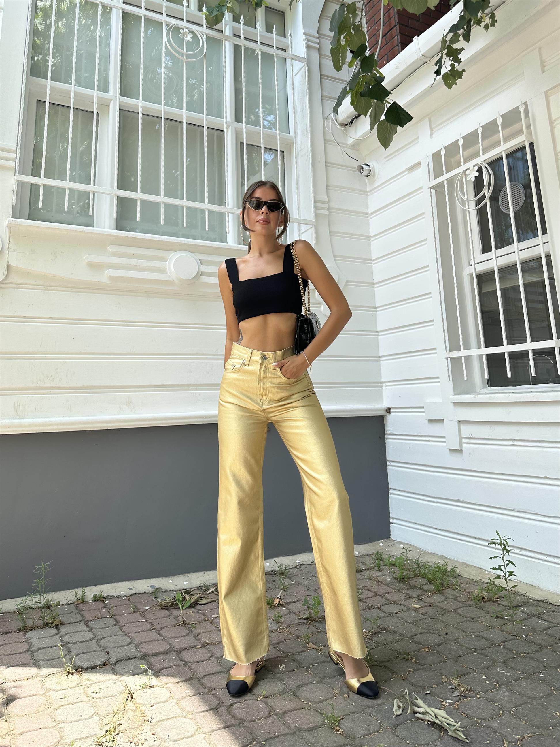 Gold Pantolon