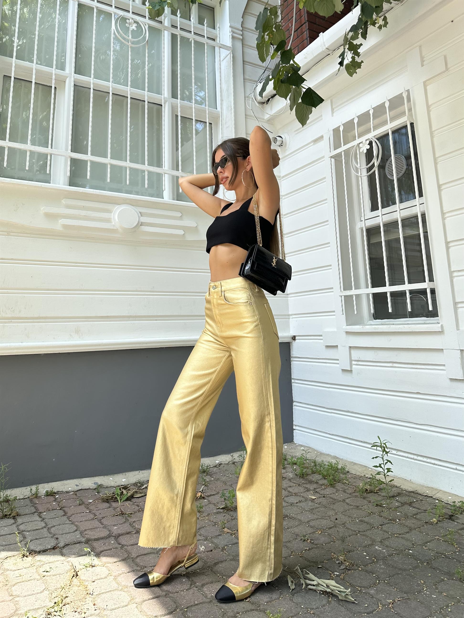 Gold Pantolon