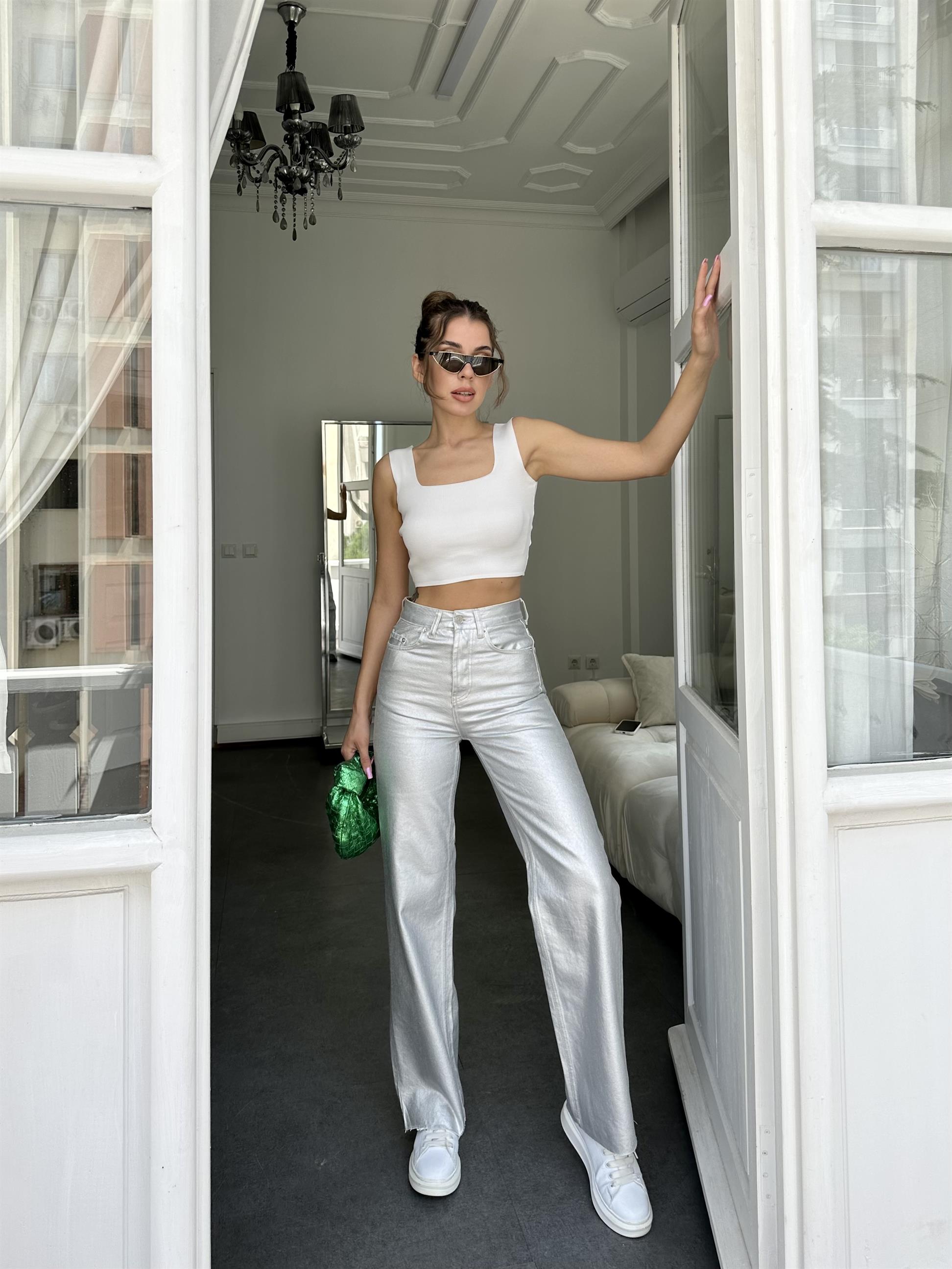 Silver Pantolon