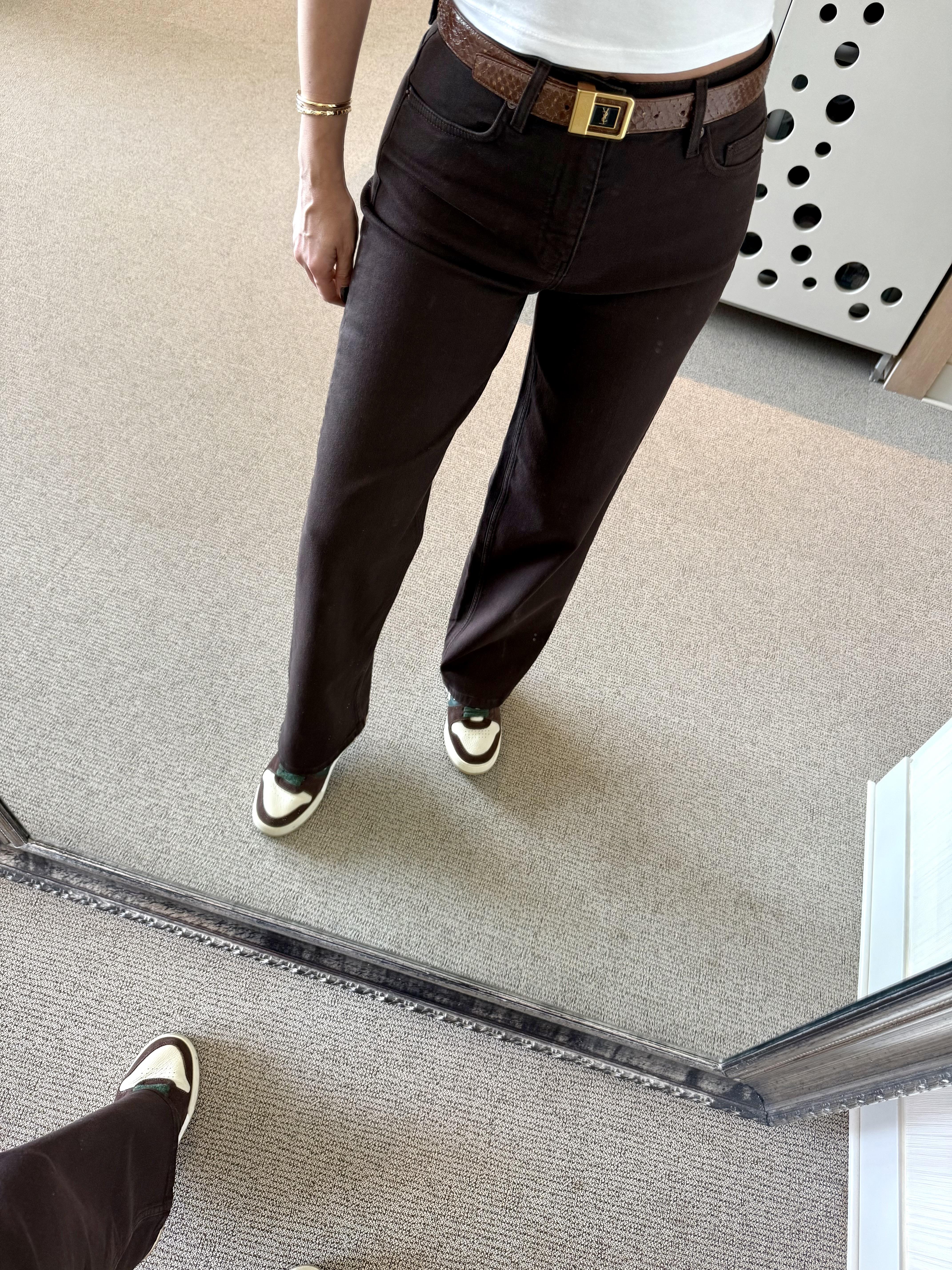 Acı Kahve Straight Jean Pantolon