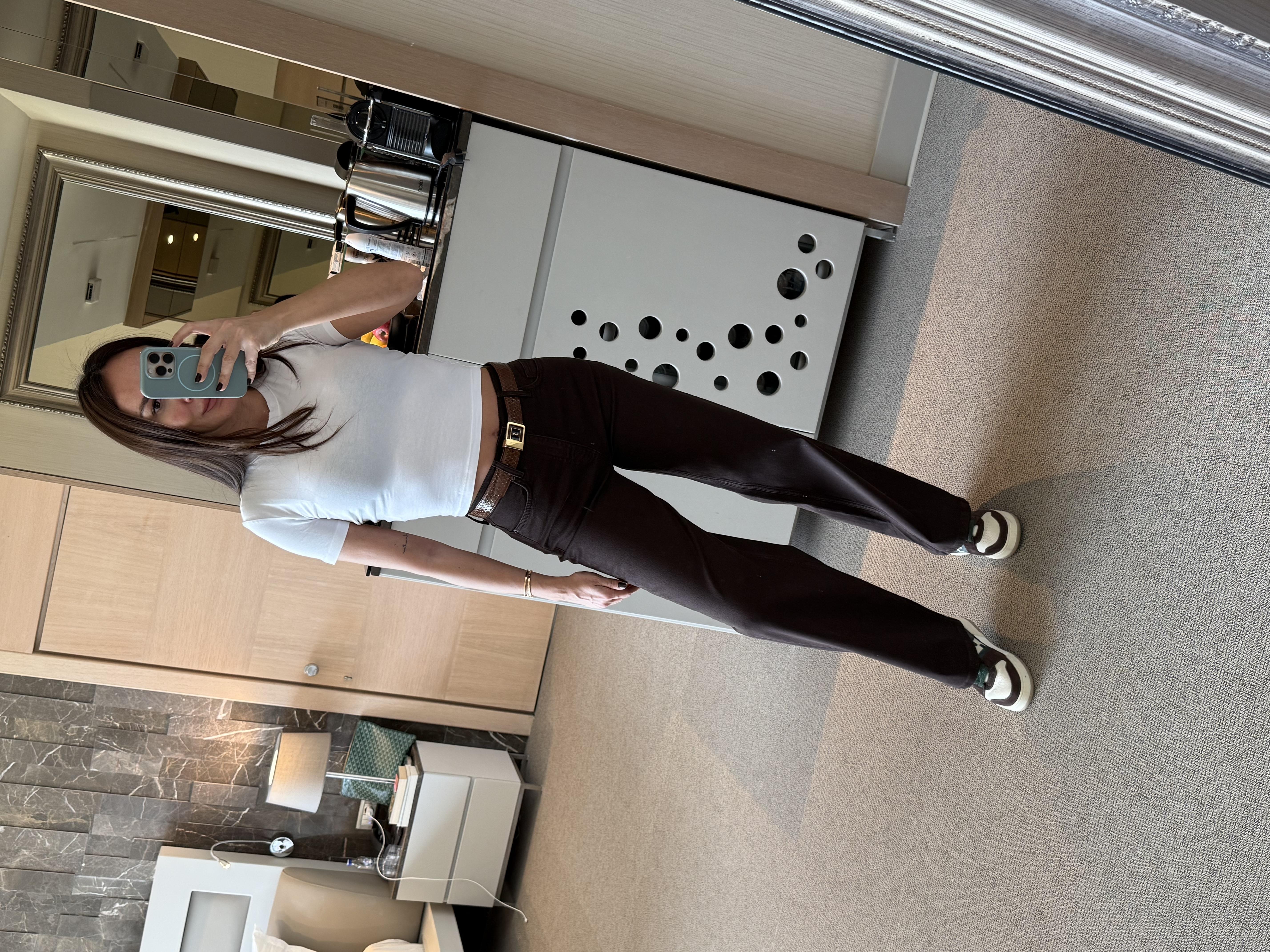 Acı Kahve Straight Jean Pantolon