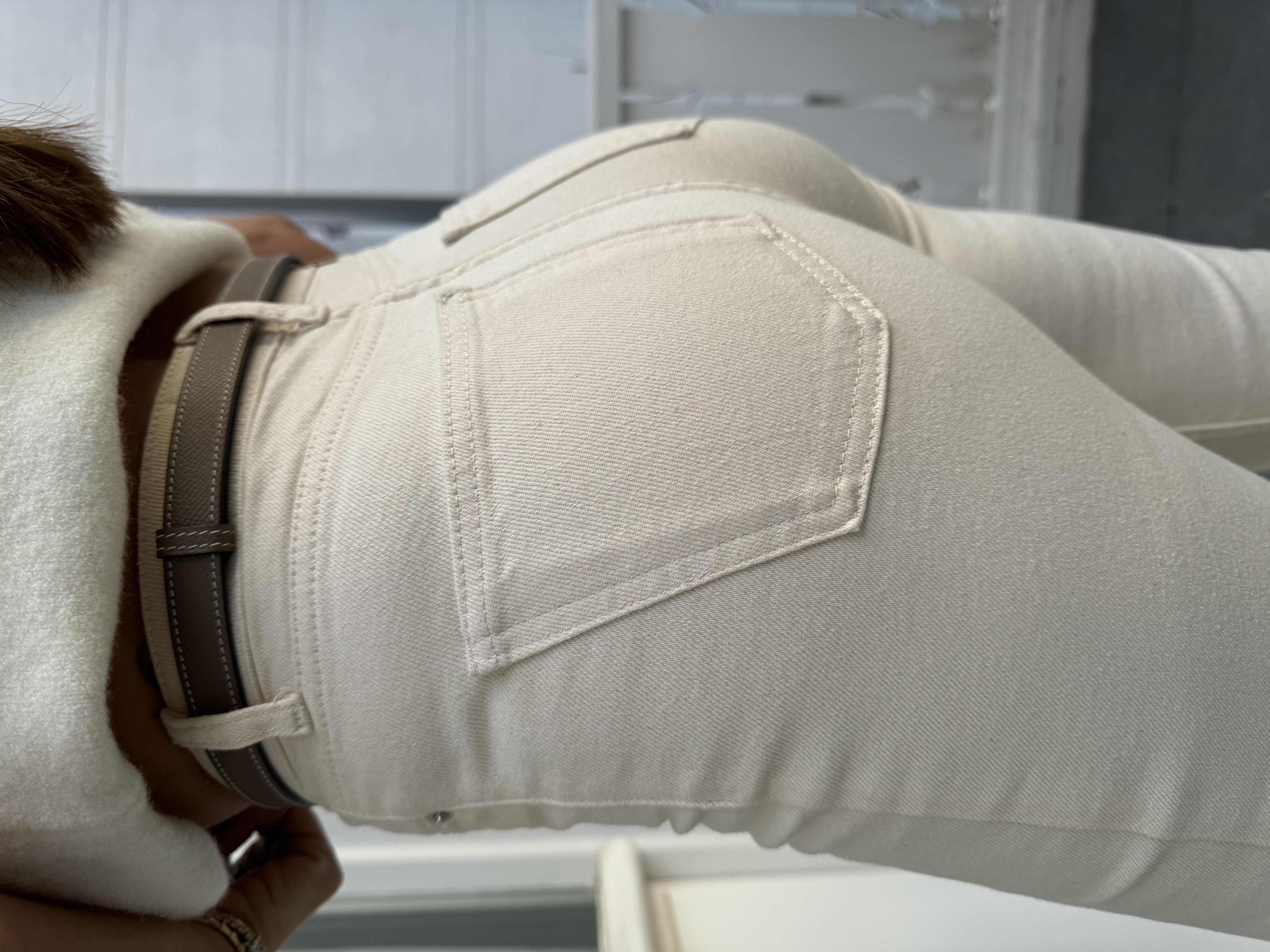 Bej İspanyol Paça Denim