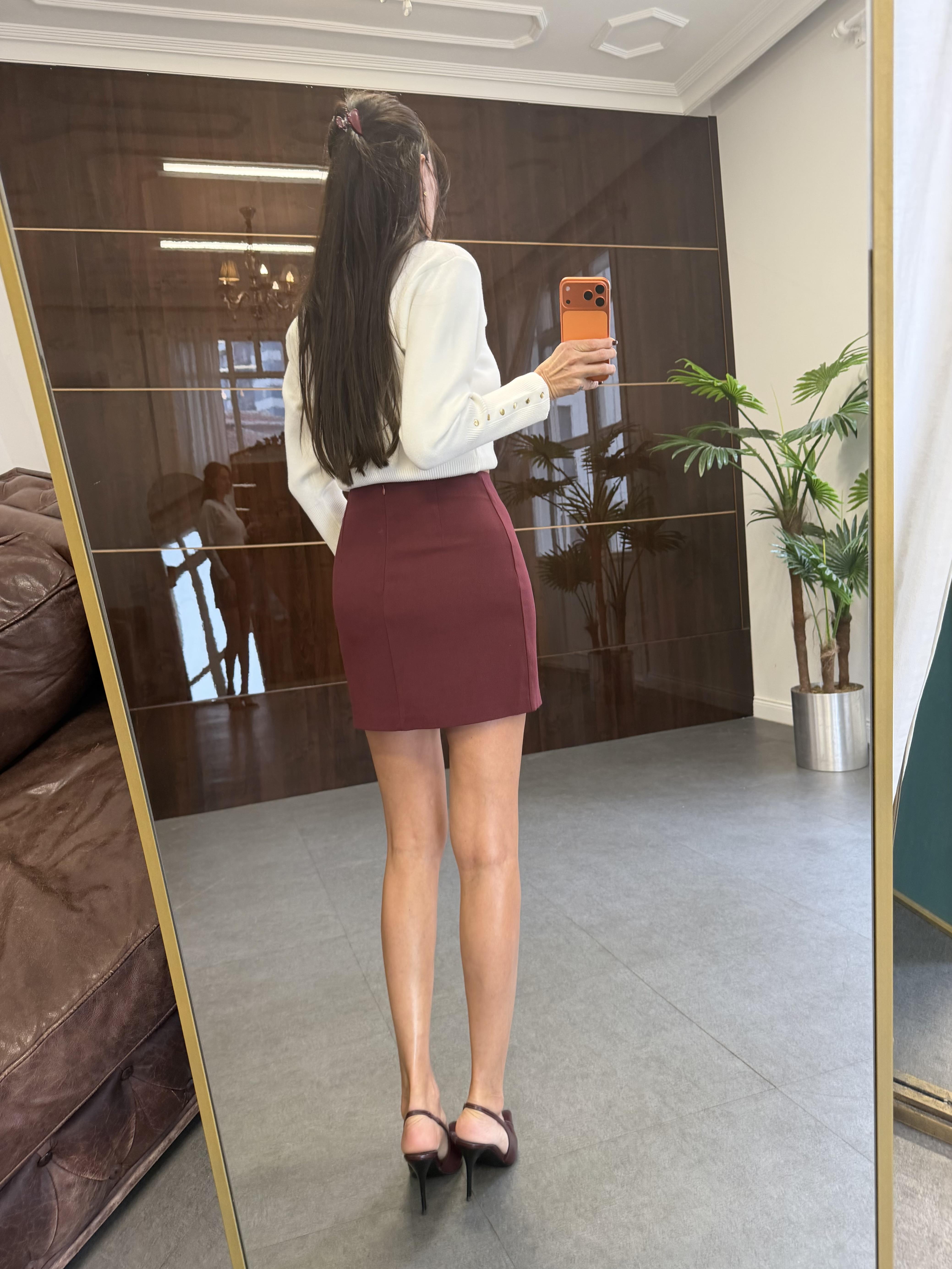 Bordo Mini Etek