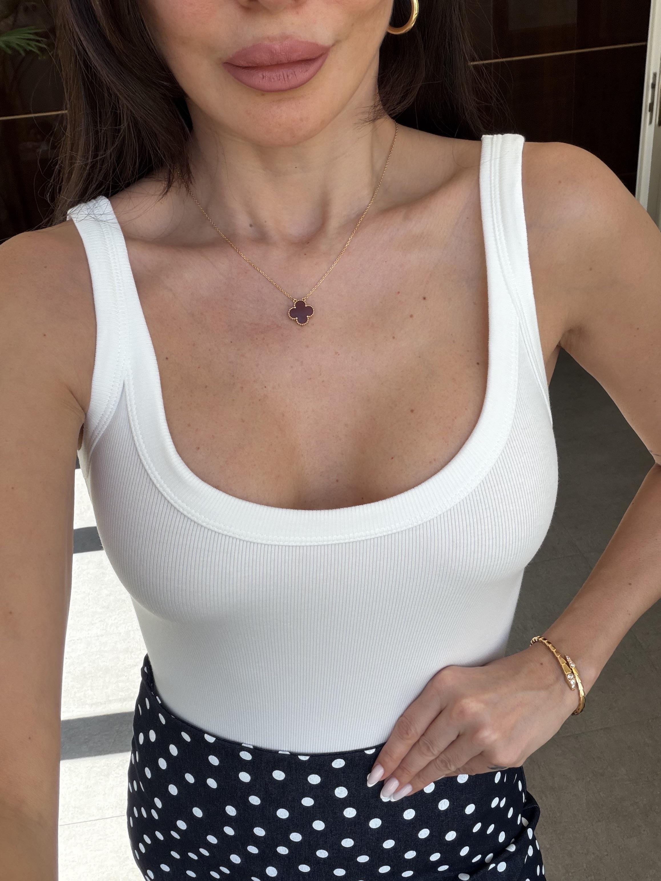 Ekru Askılı Bodysuit