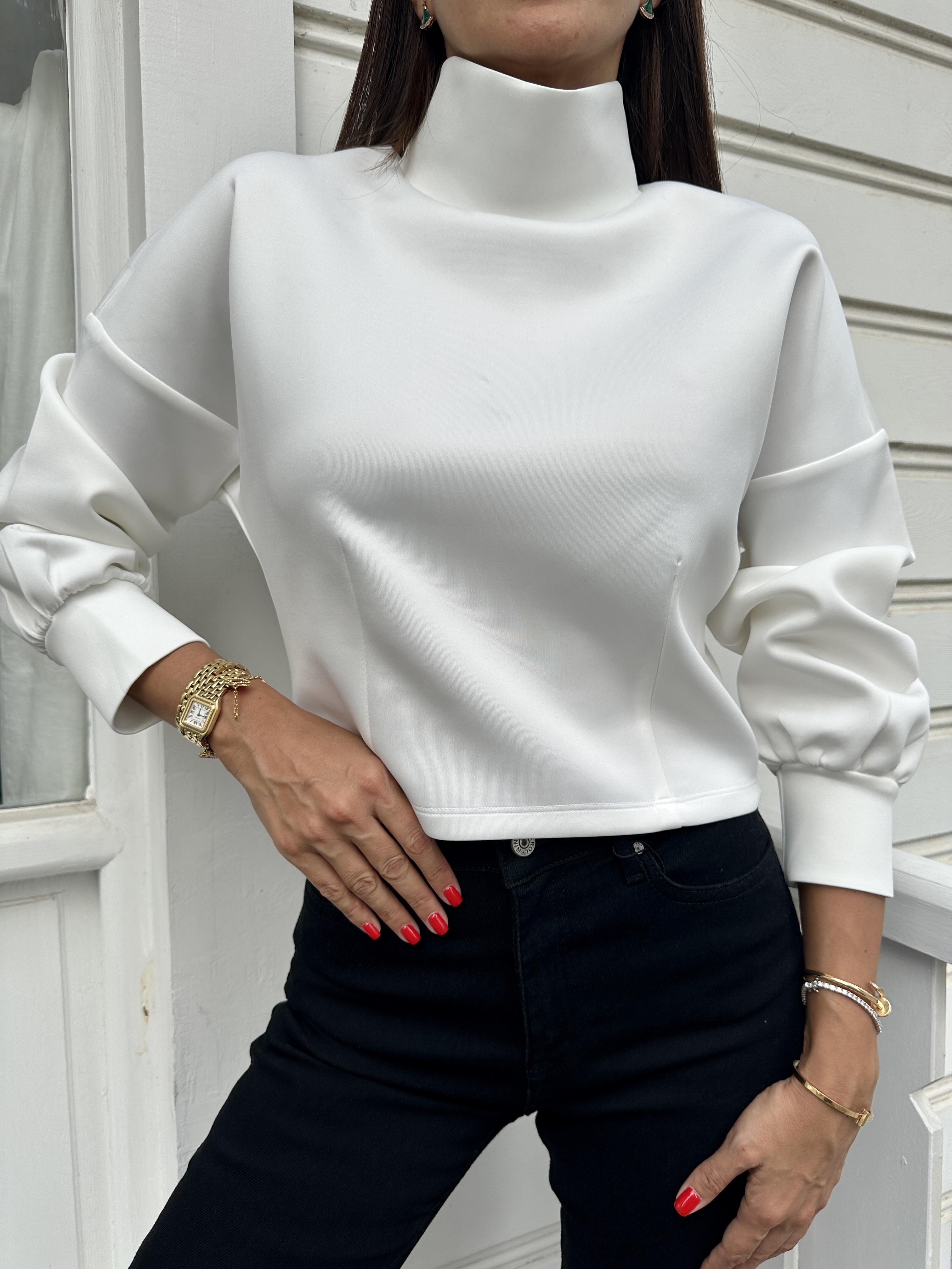 Ekru Scuba Sweatshirt