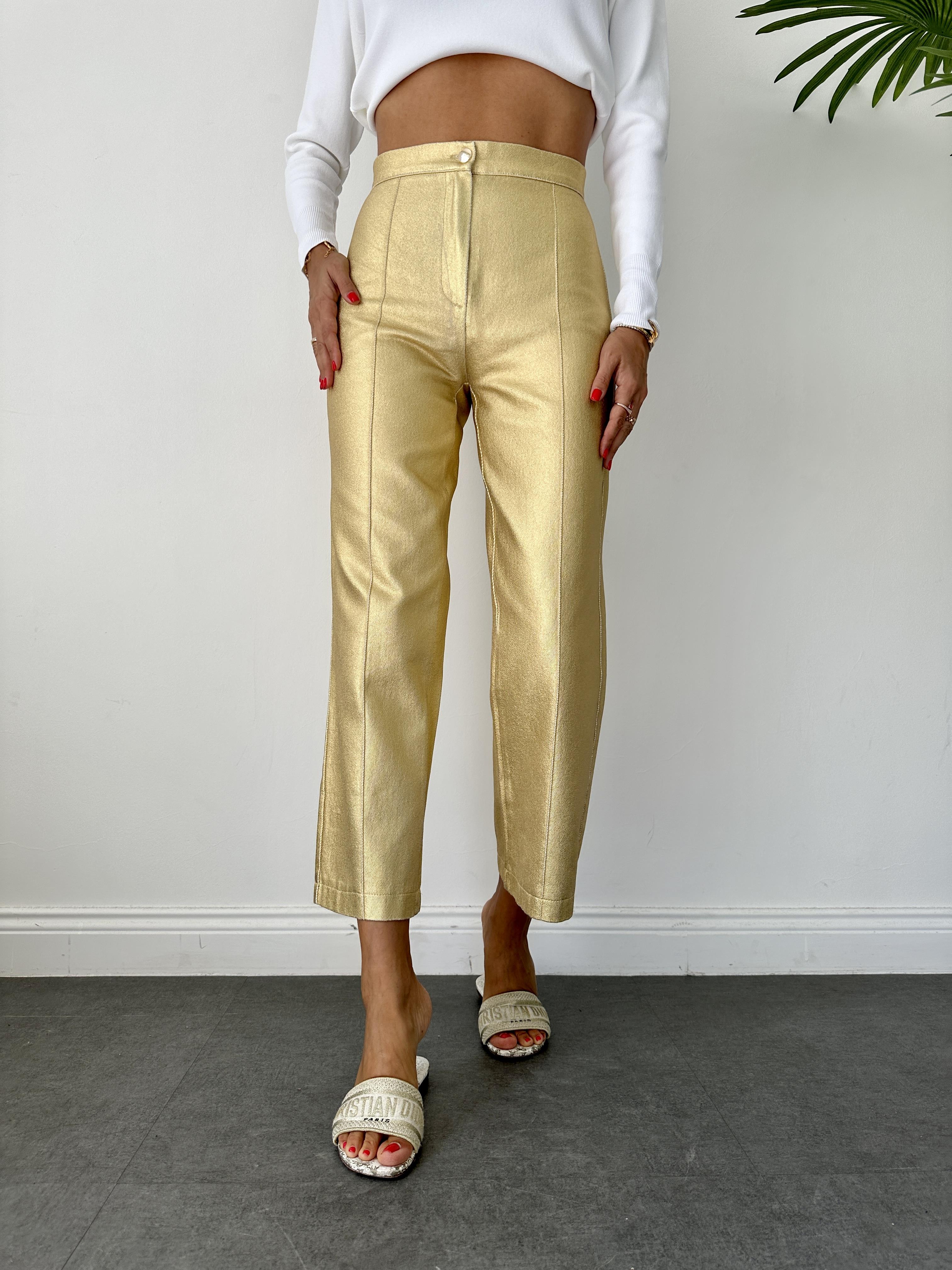 Gold Önü Dikişli Jean Pantolon