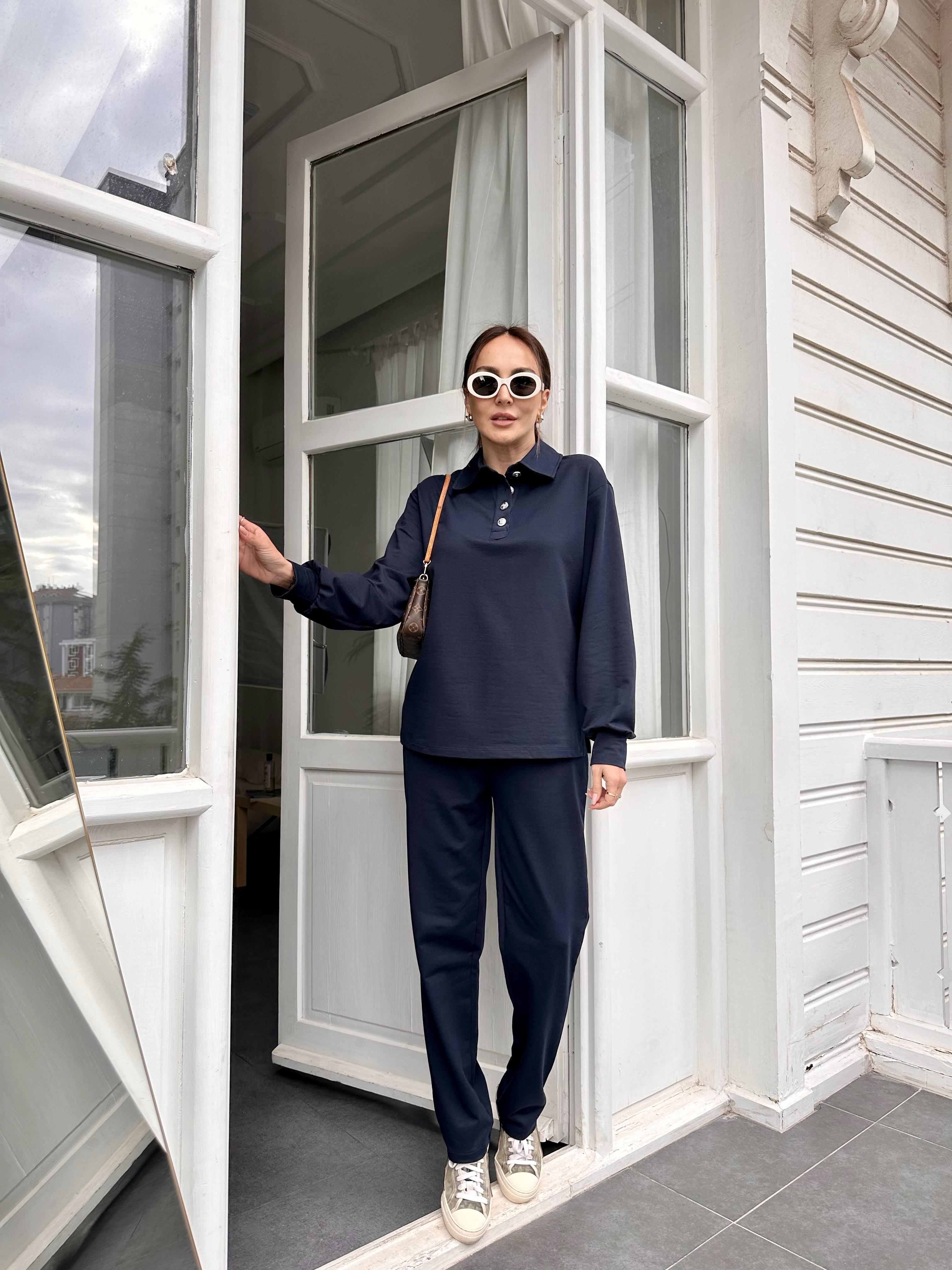 Lacivert Eşofman Takım