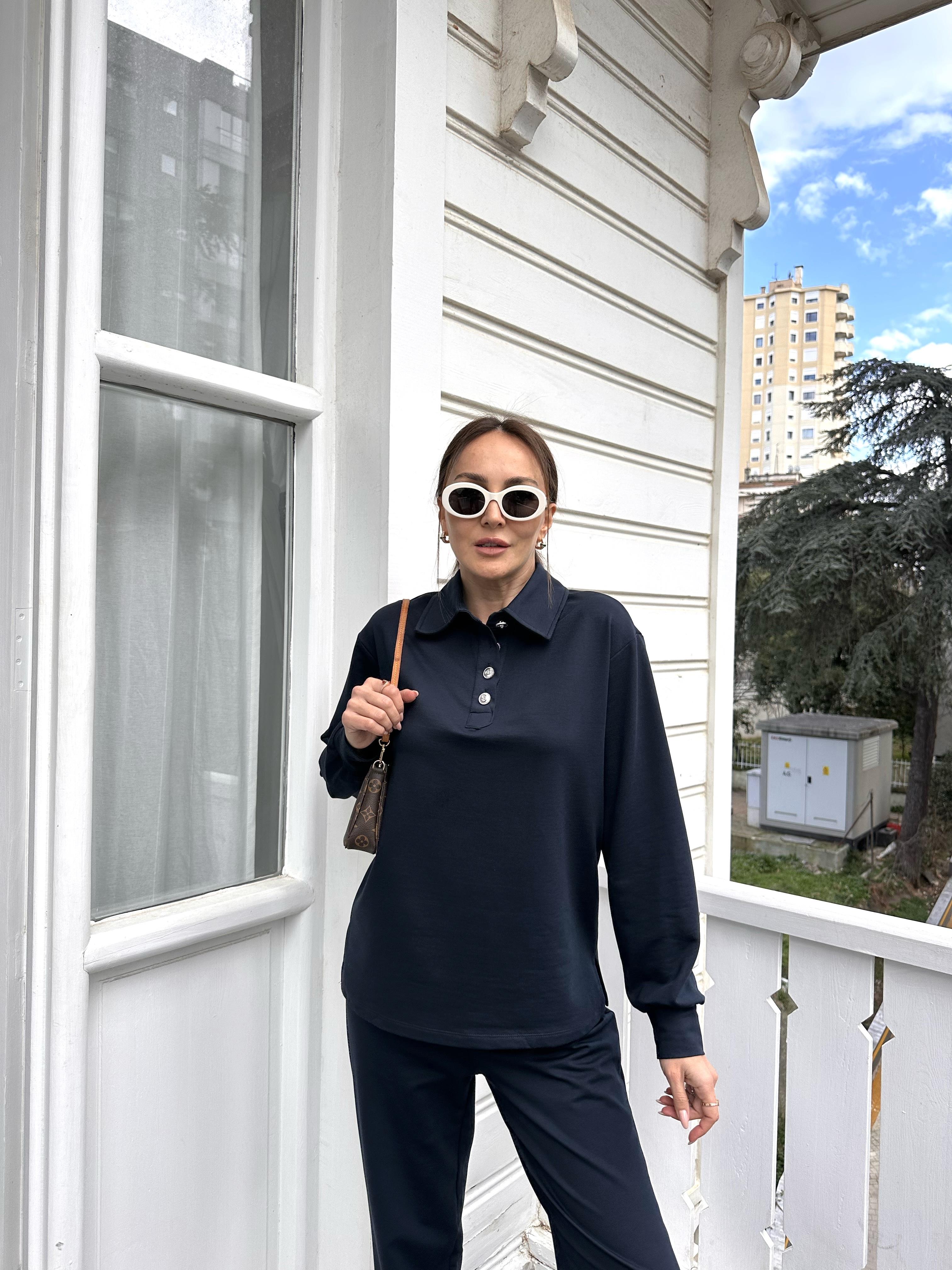 Lacivert Eşofman Takım