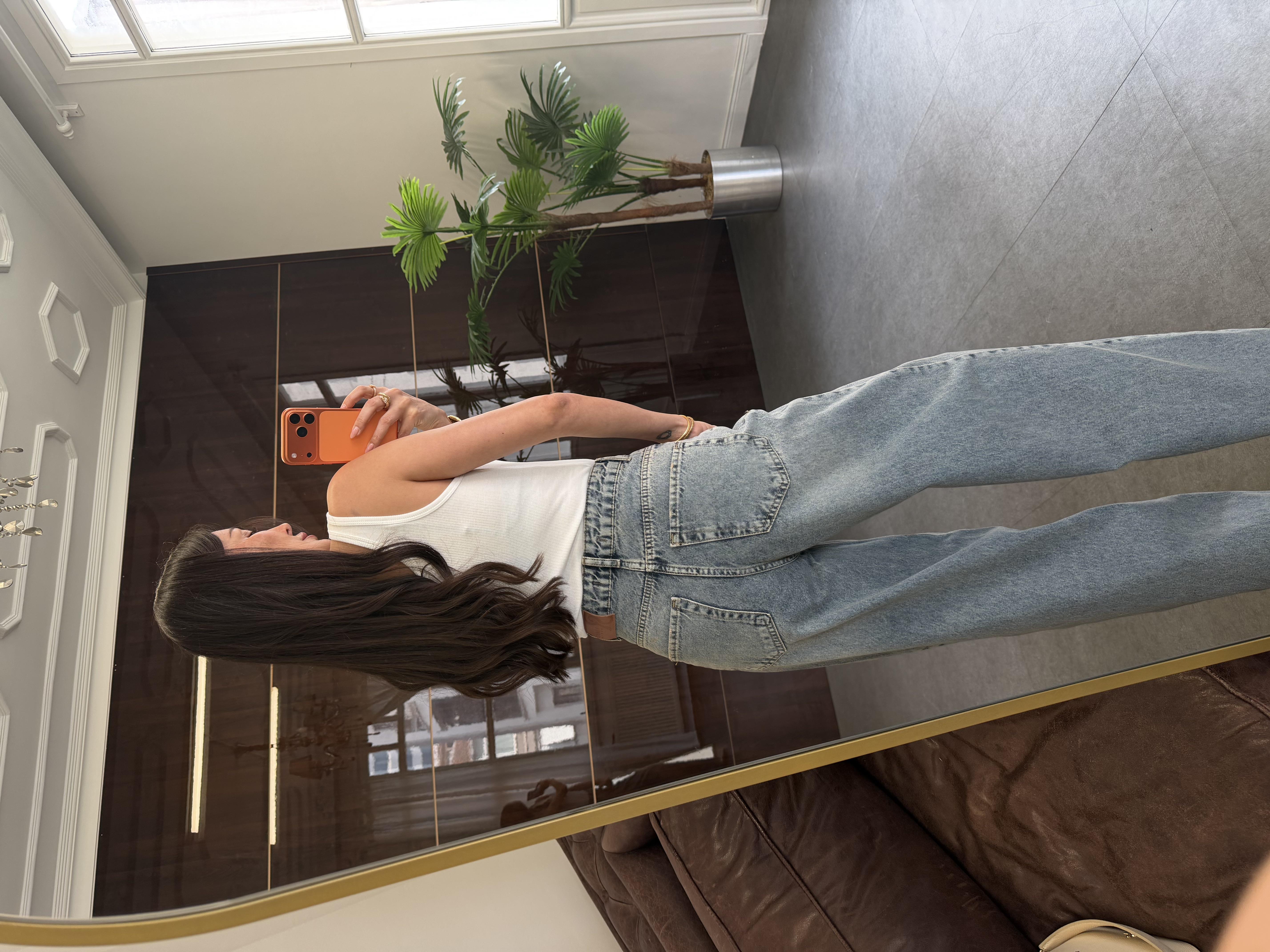 Mavi Baggy Jean Pantolon