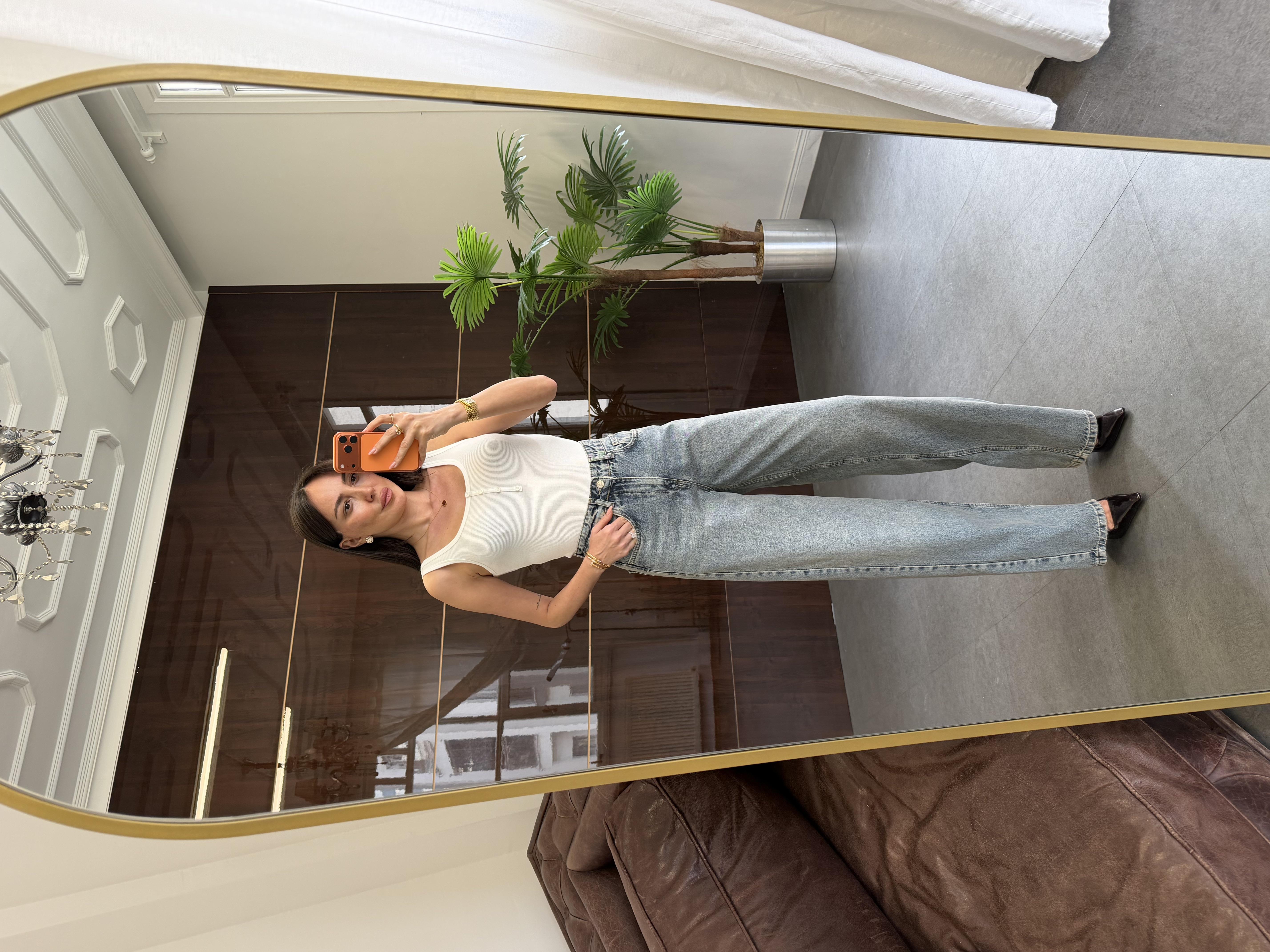 Mavi Baggy Jean Pantolon