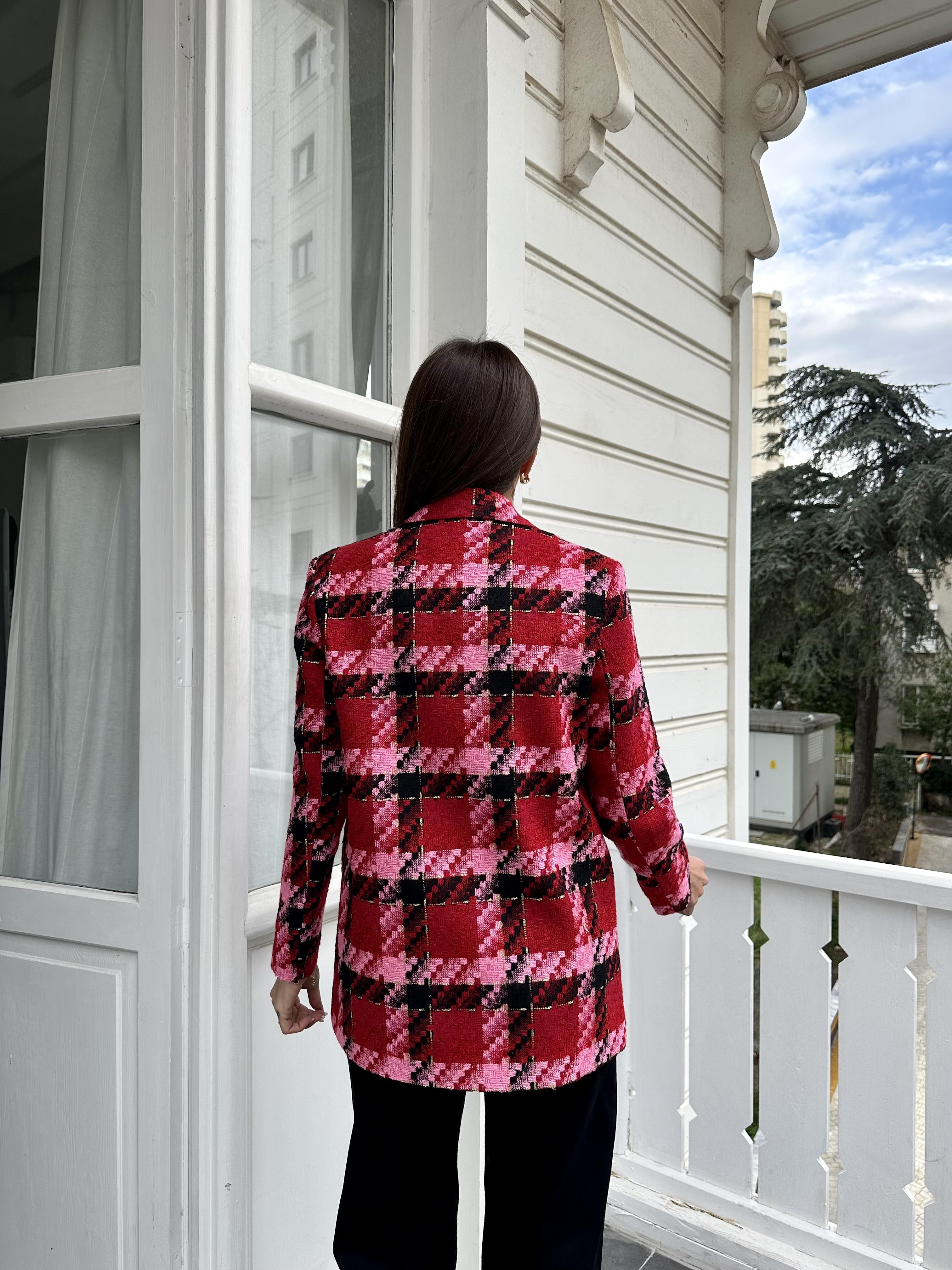 Renkli Blazer Ceket