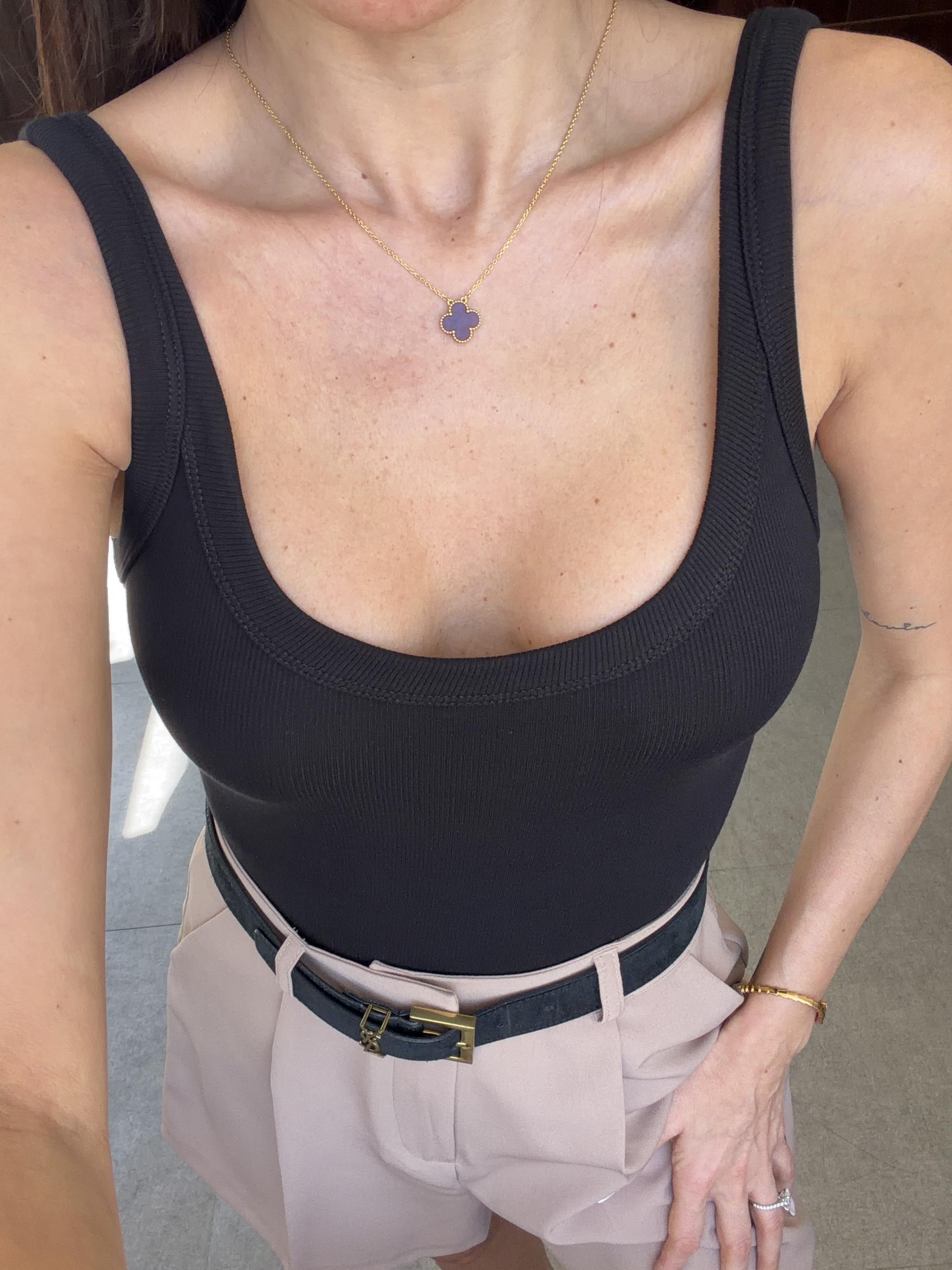 Siyah Askılı Bodysuit