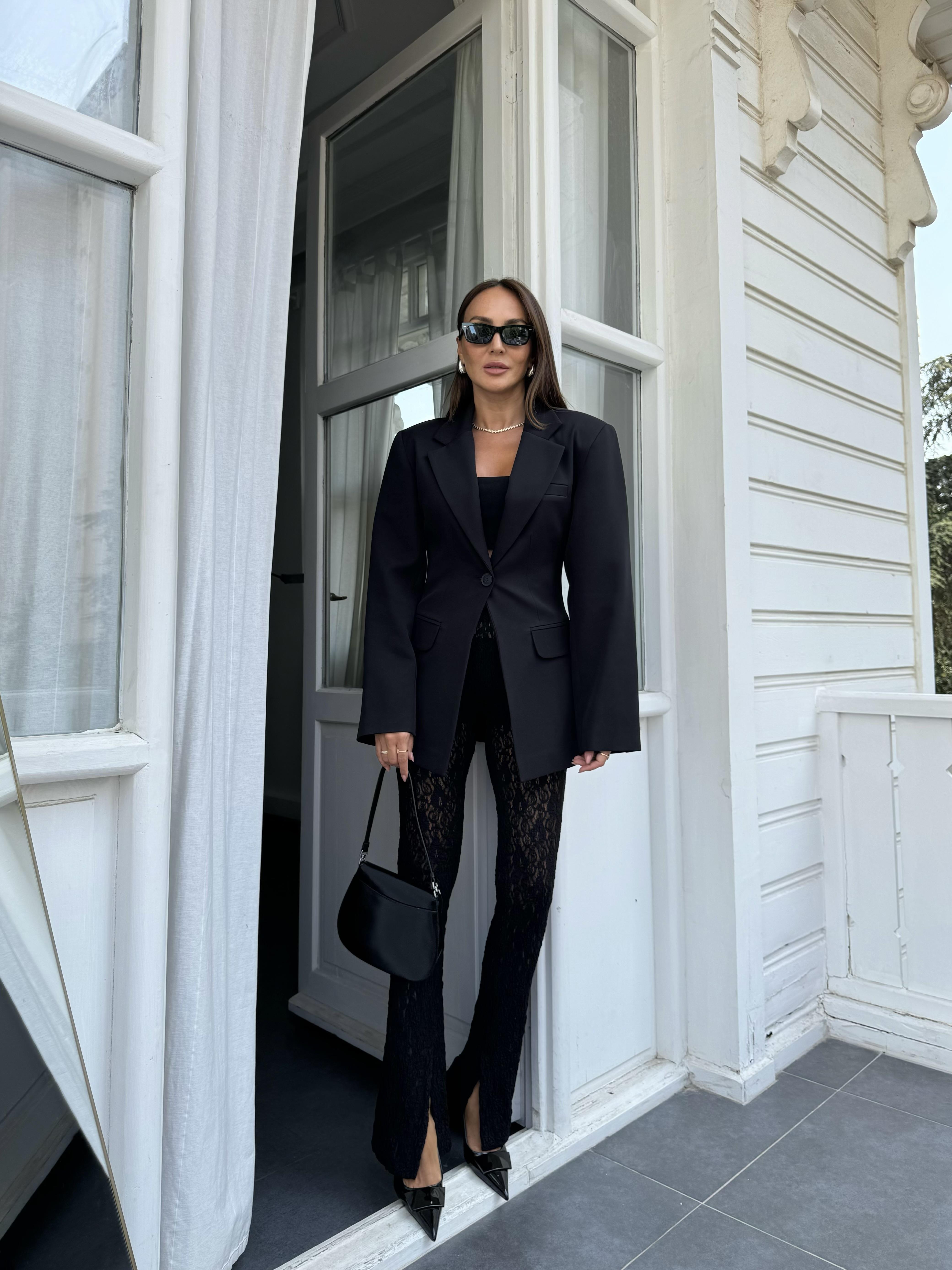 Siyah Blazer Ceket