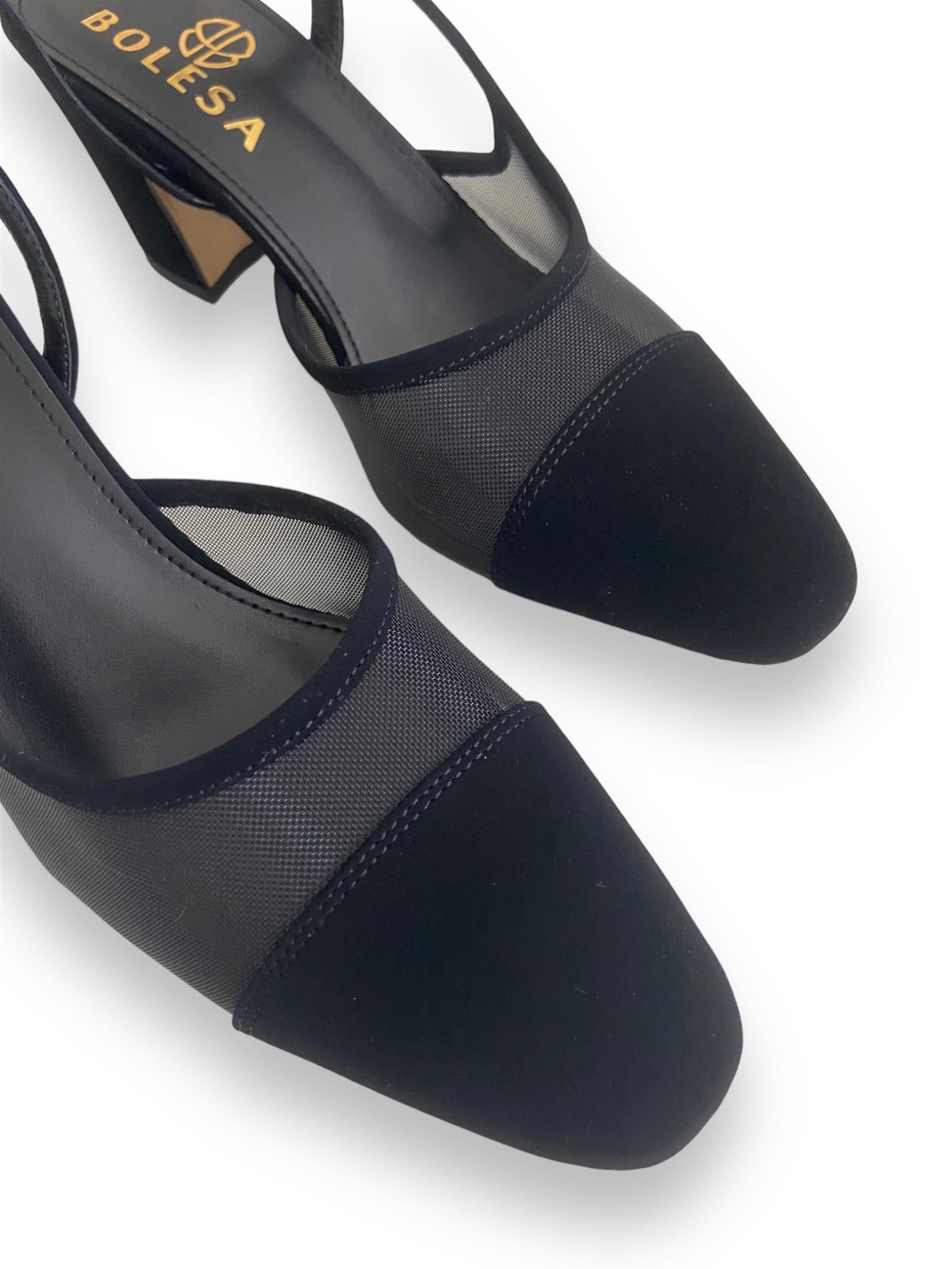 Siyah Ella Topuklu Ayakkabı