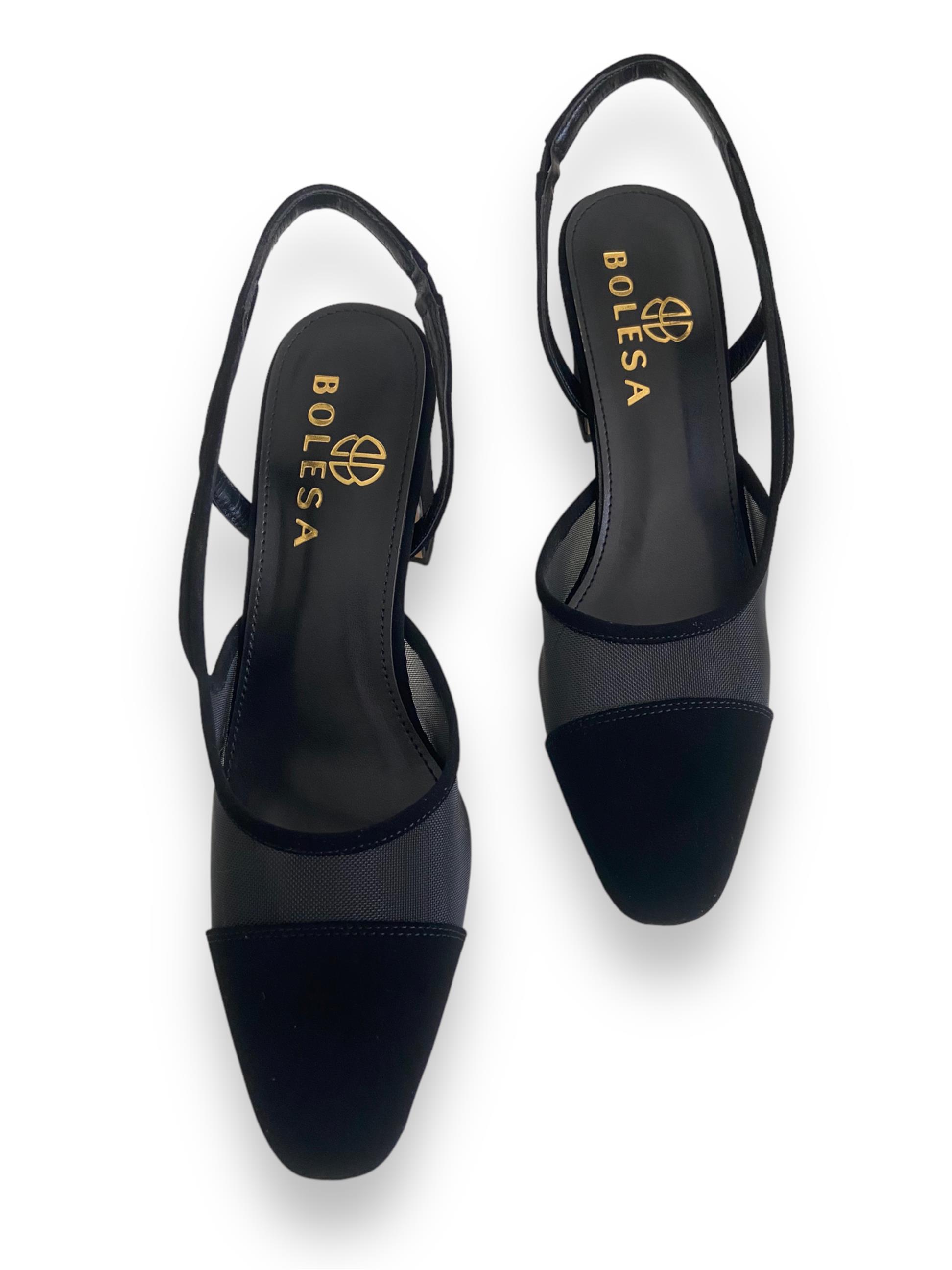 Siyah Ella Topuklu Ayakkabı