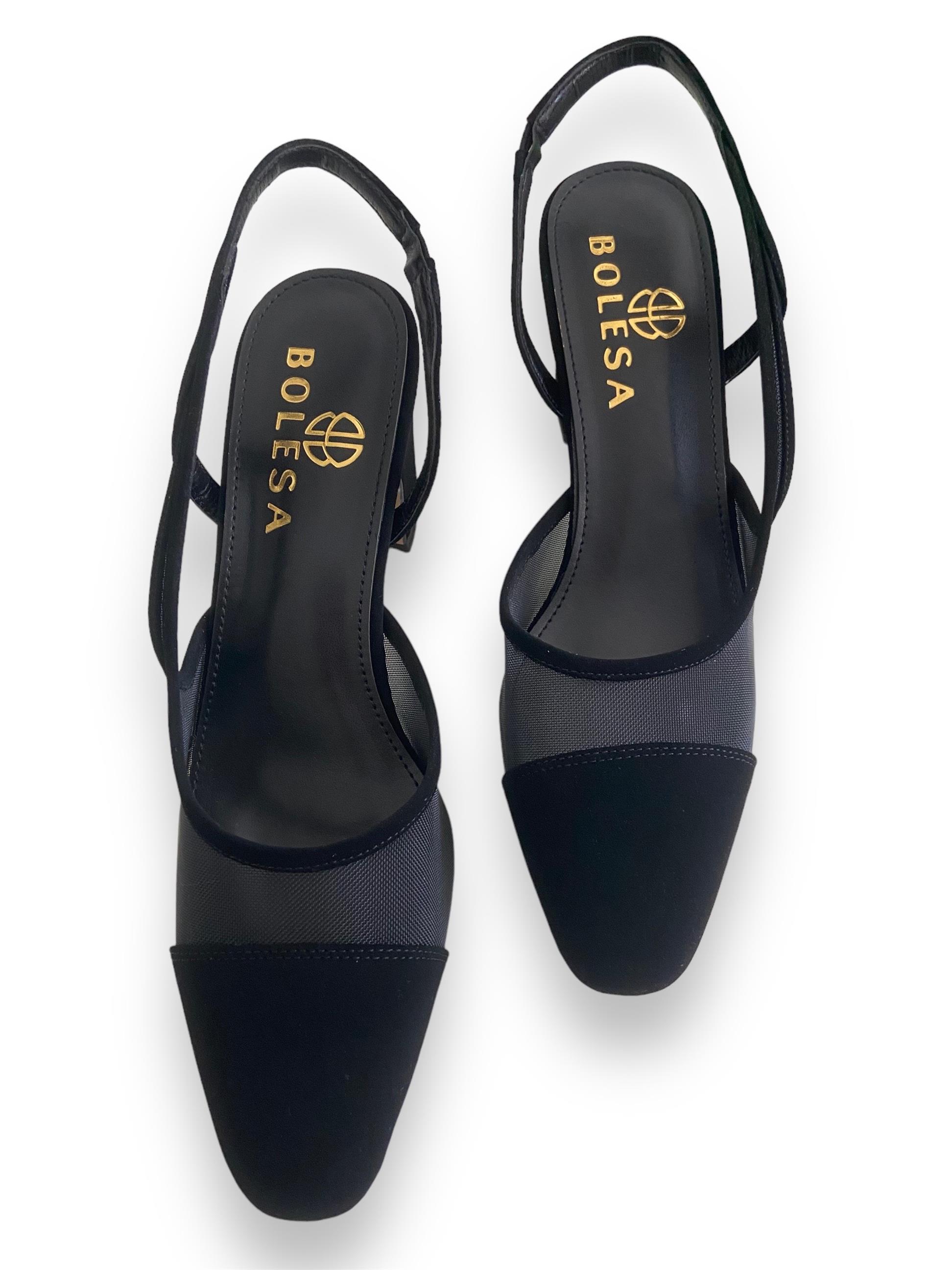 Siyah Ella Topuklu Ayakkabı