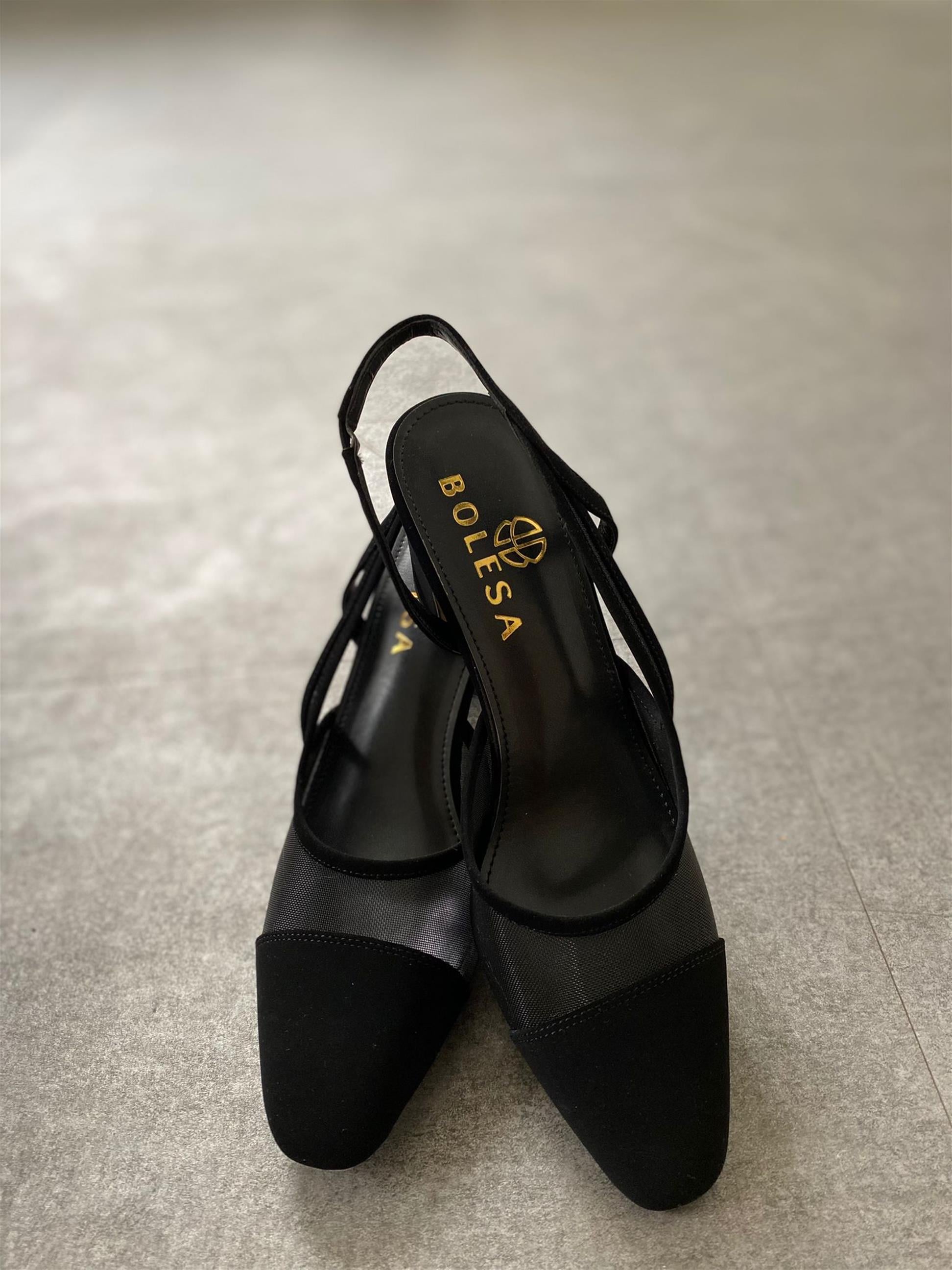 Siyah Ella Topuklu Ayakkabı