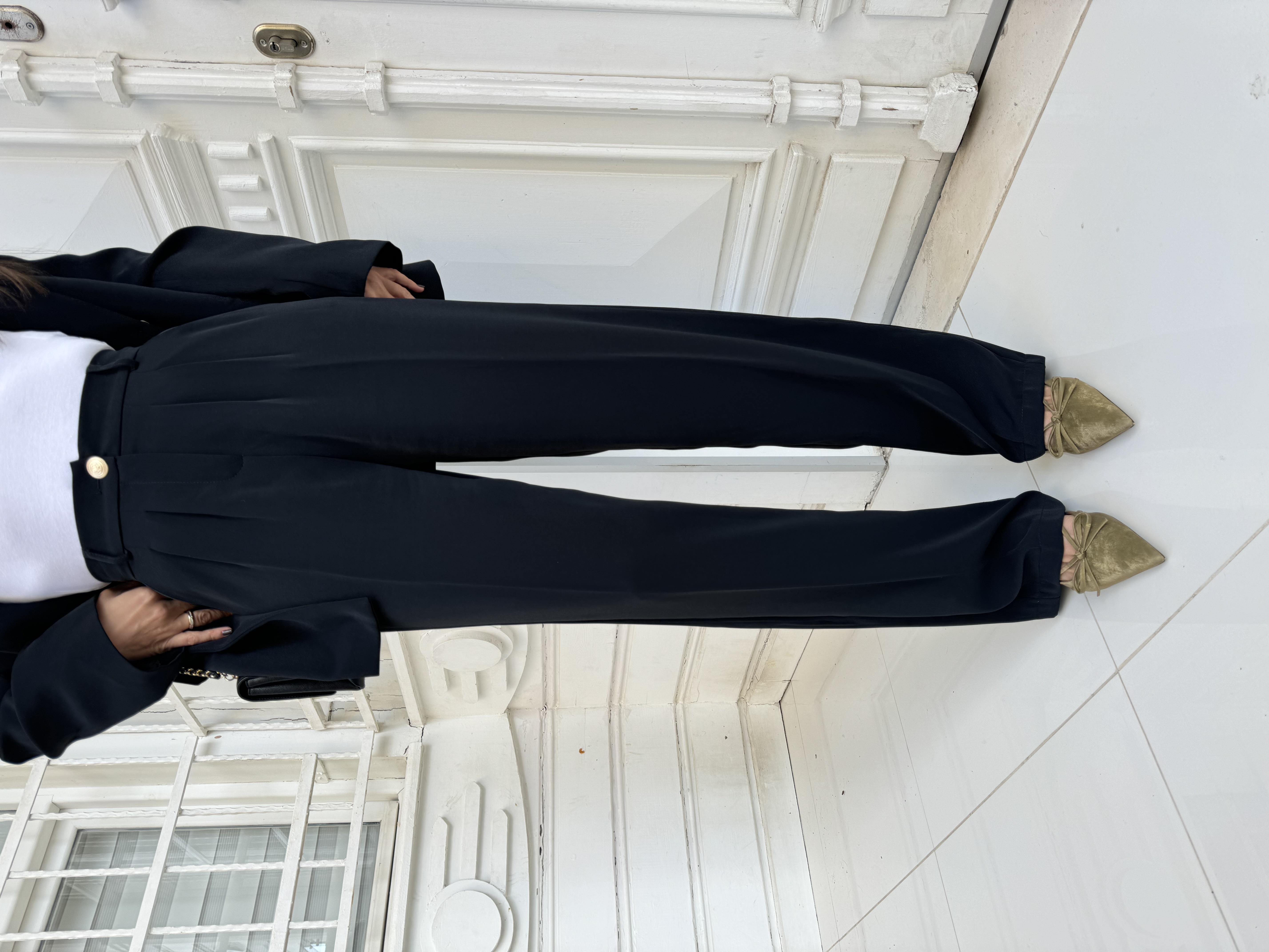 Siyah Marry Ceket Pantolon Takım