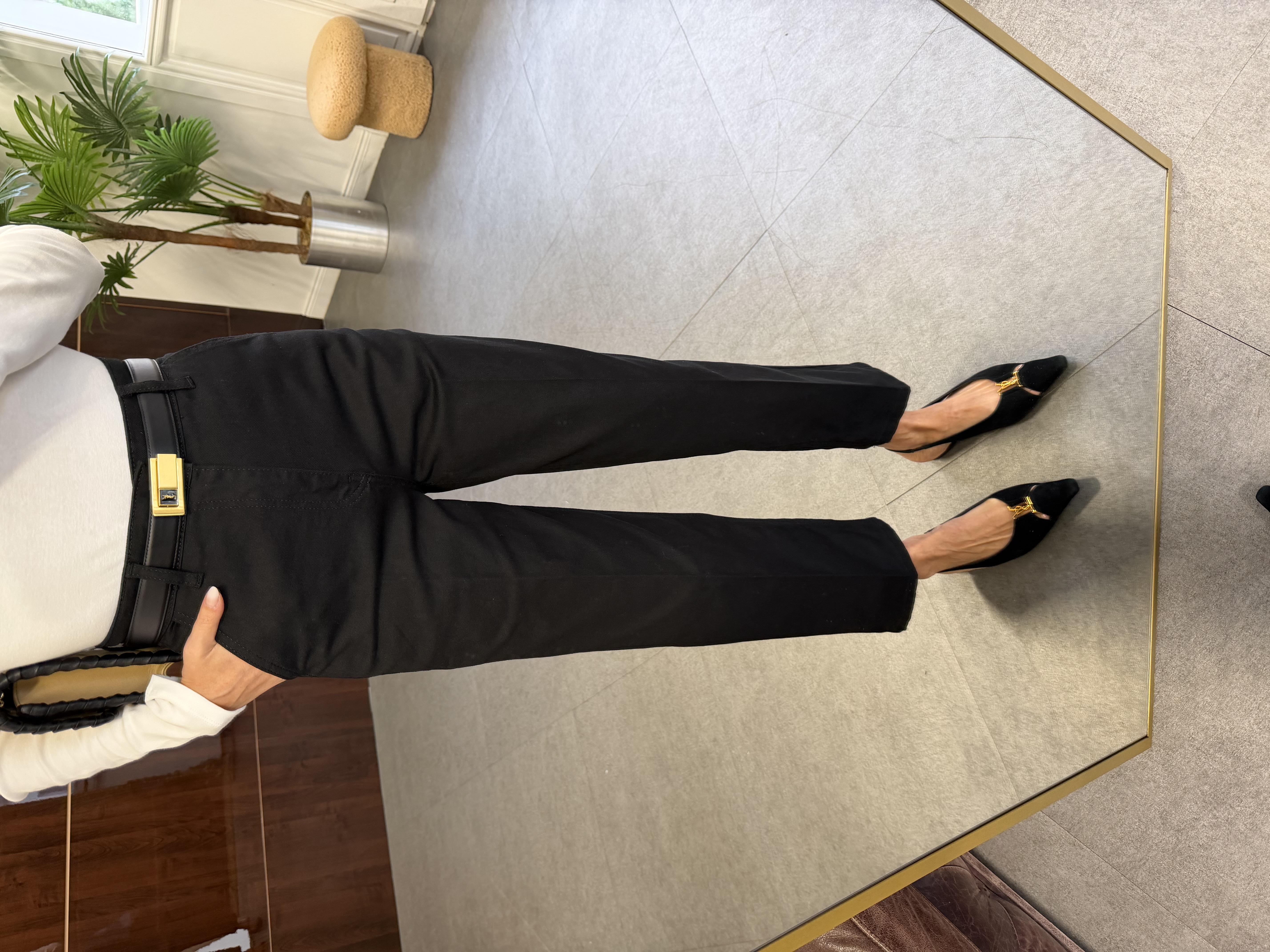 Siyah Skater Ütü İzli Rins Yıkama Jean