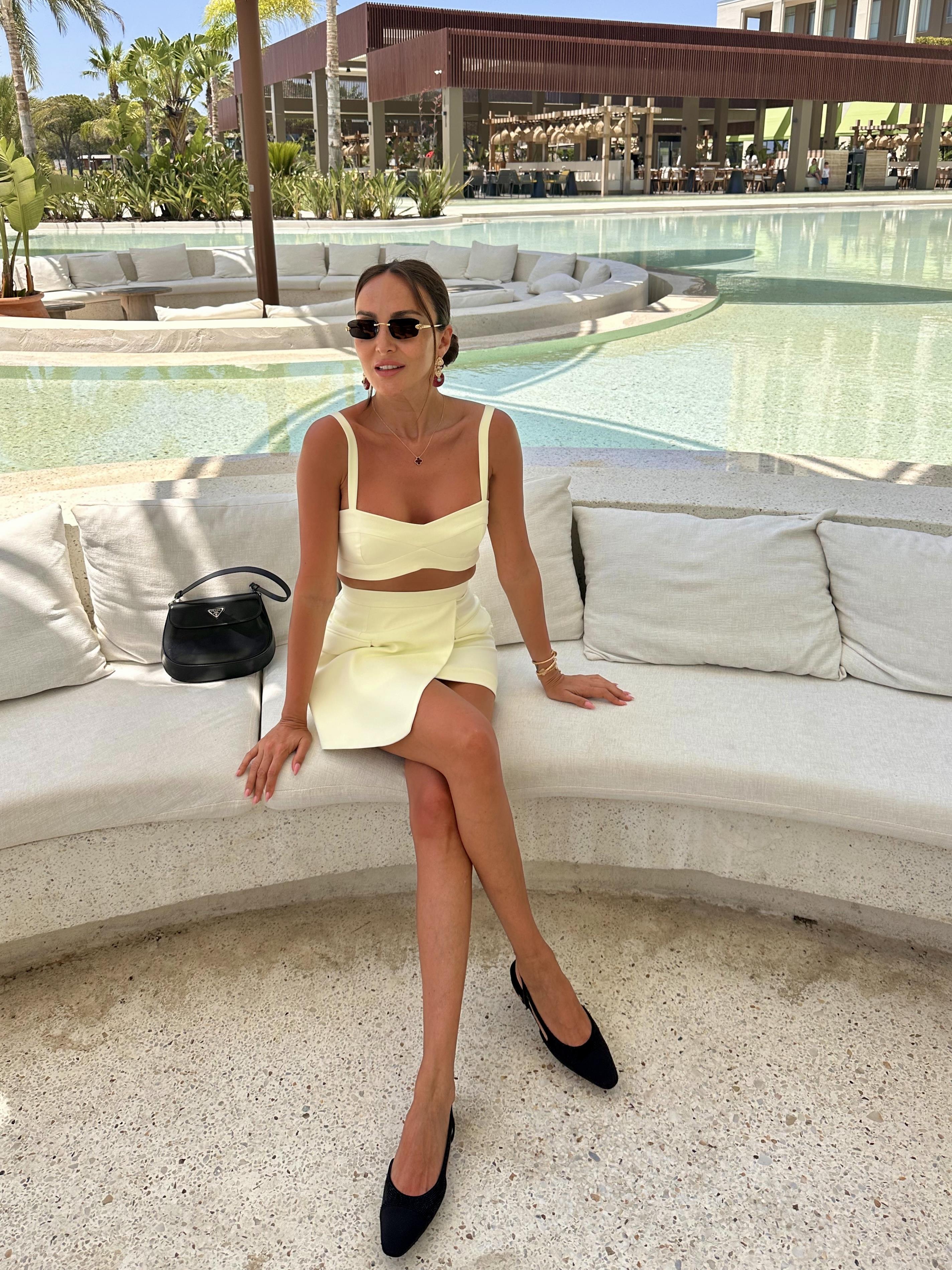 Soft Sarı Büstiyer Etek Takım