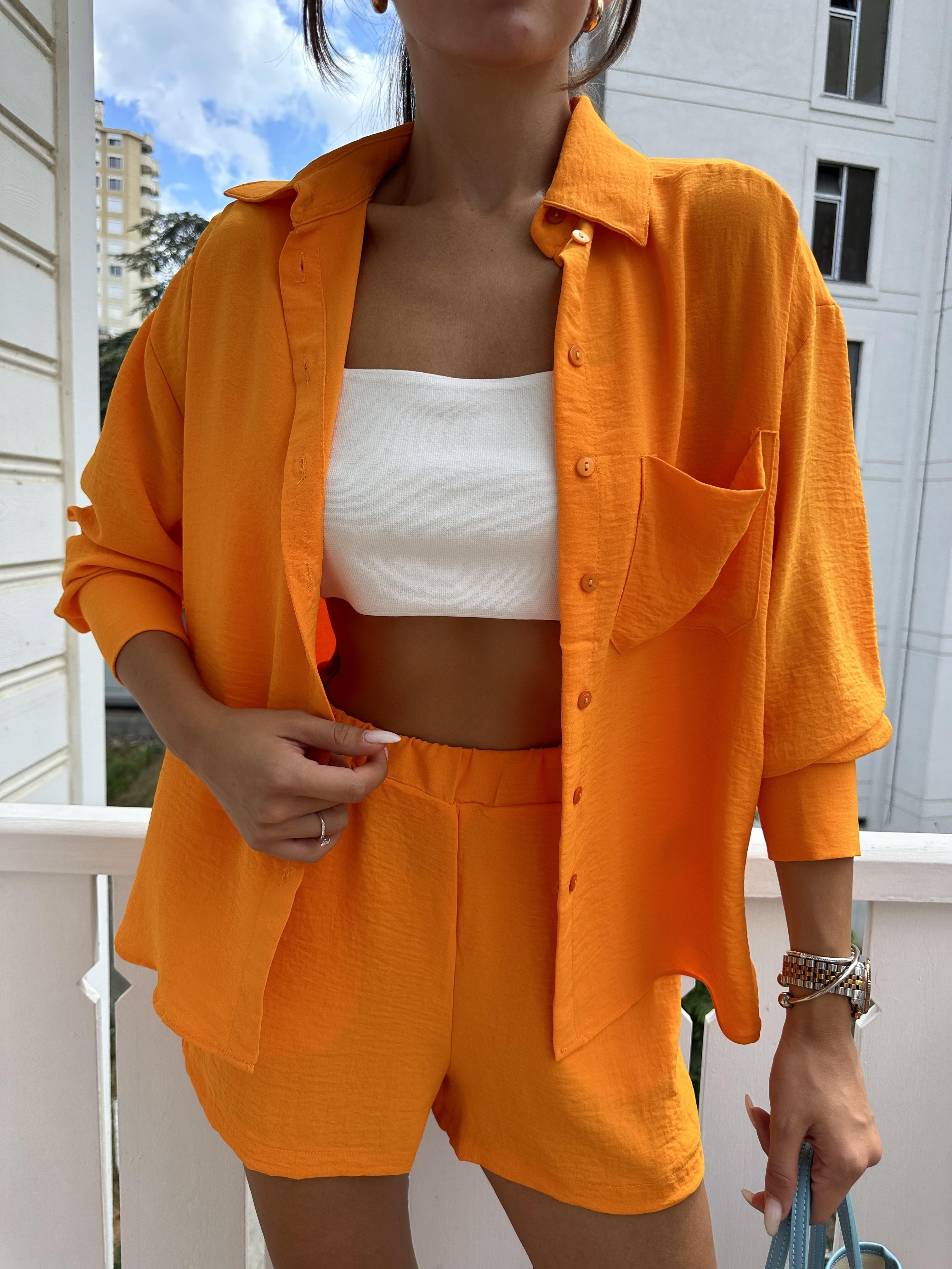 Turuncu Aerobin Kadın Takım