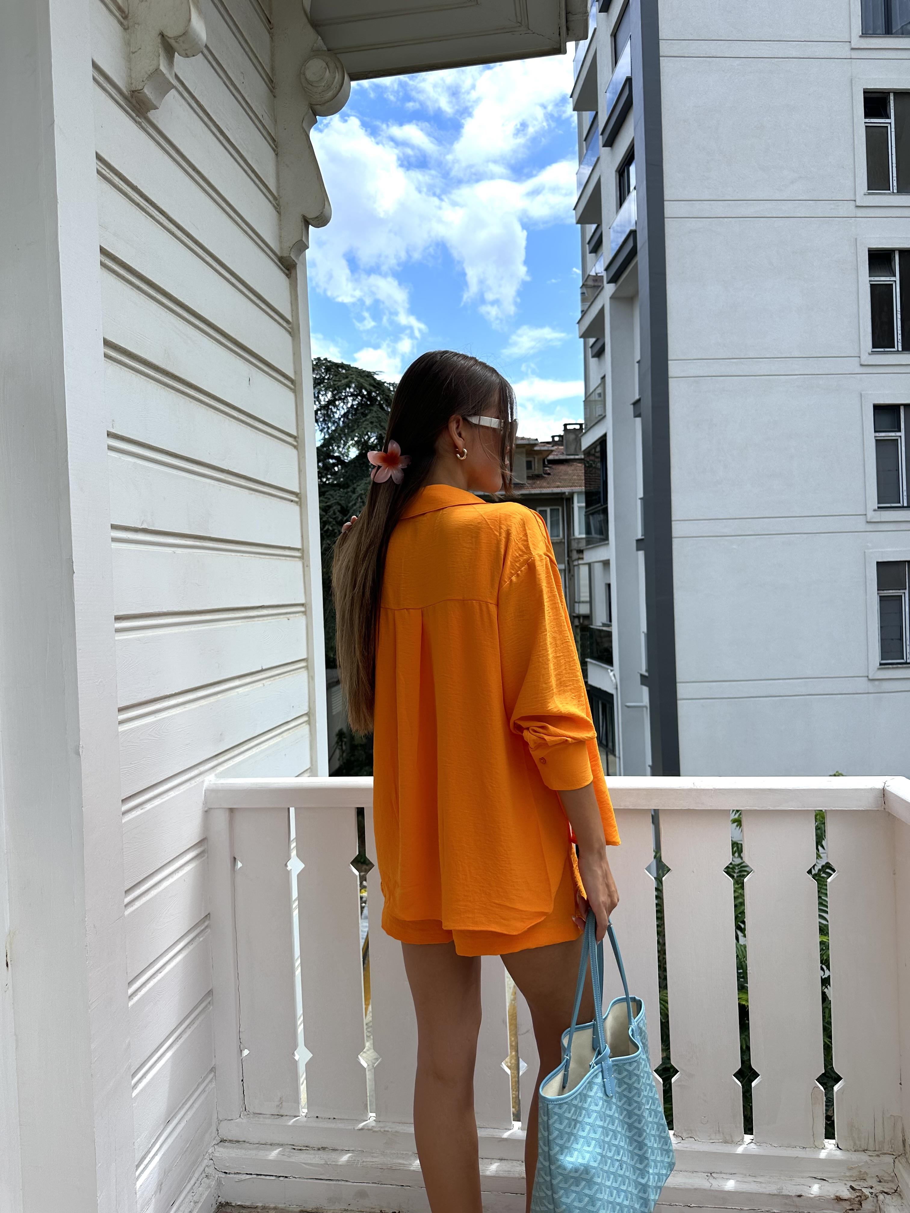 Turuncu Aerobin Kadın Takım