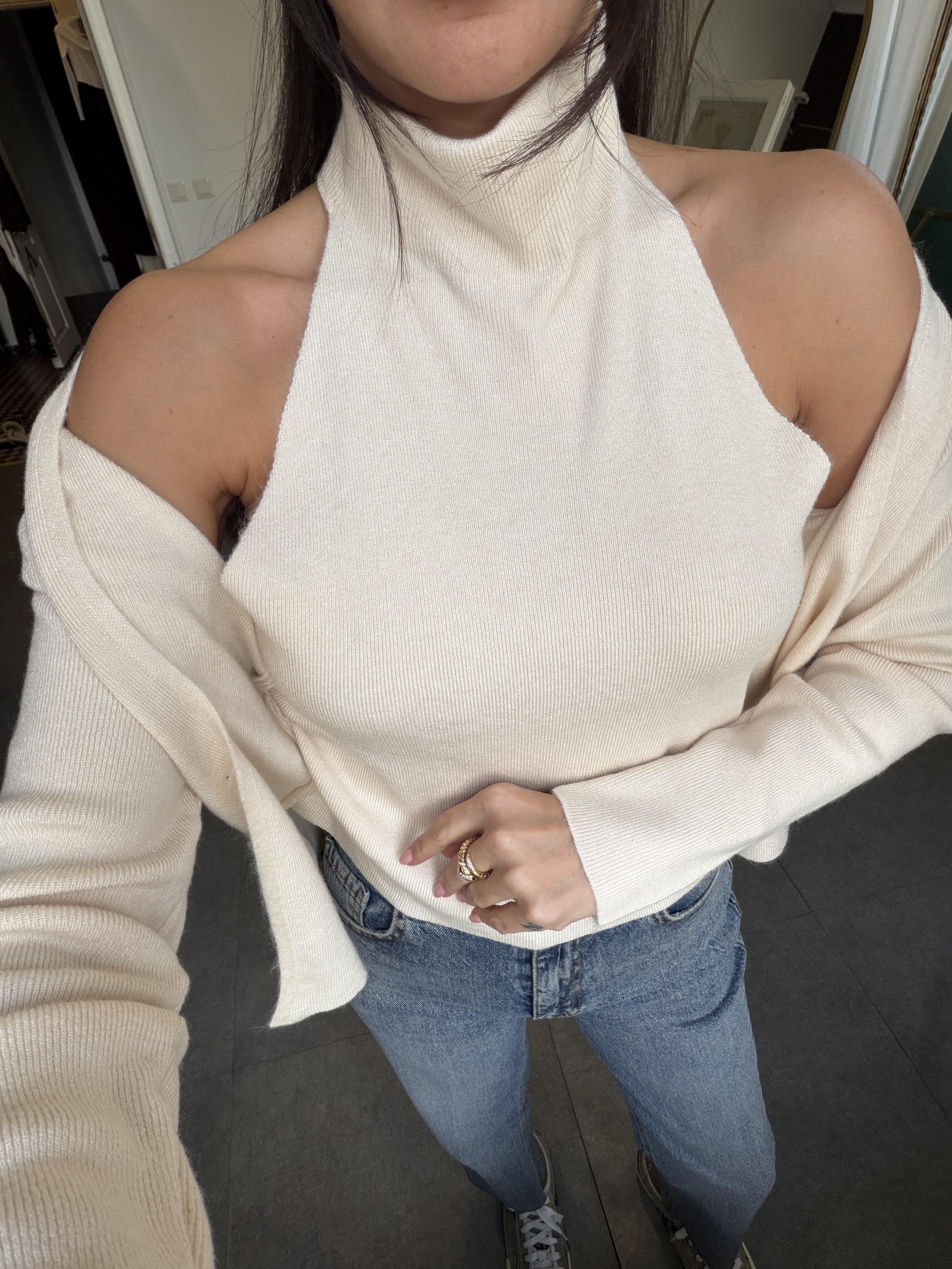 Vanilya Tasarım Bluzlu Hırka