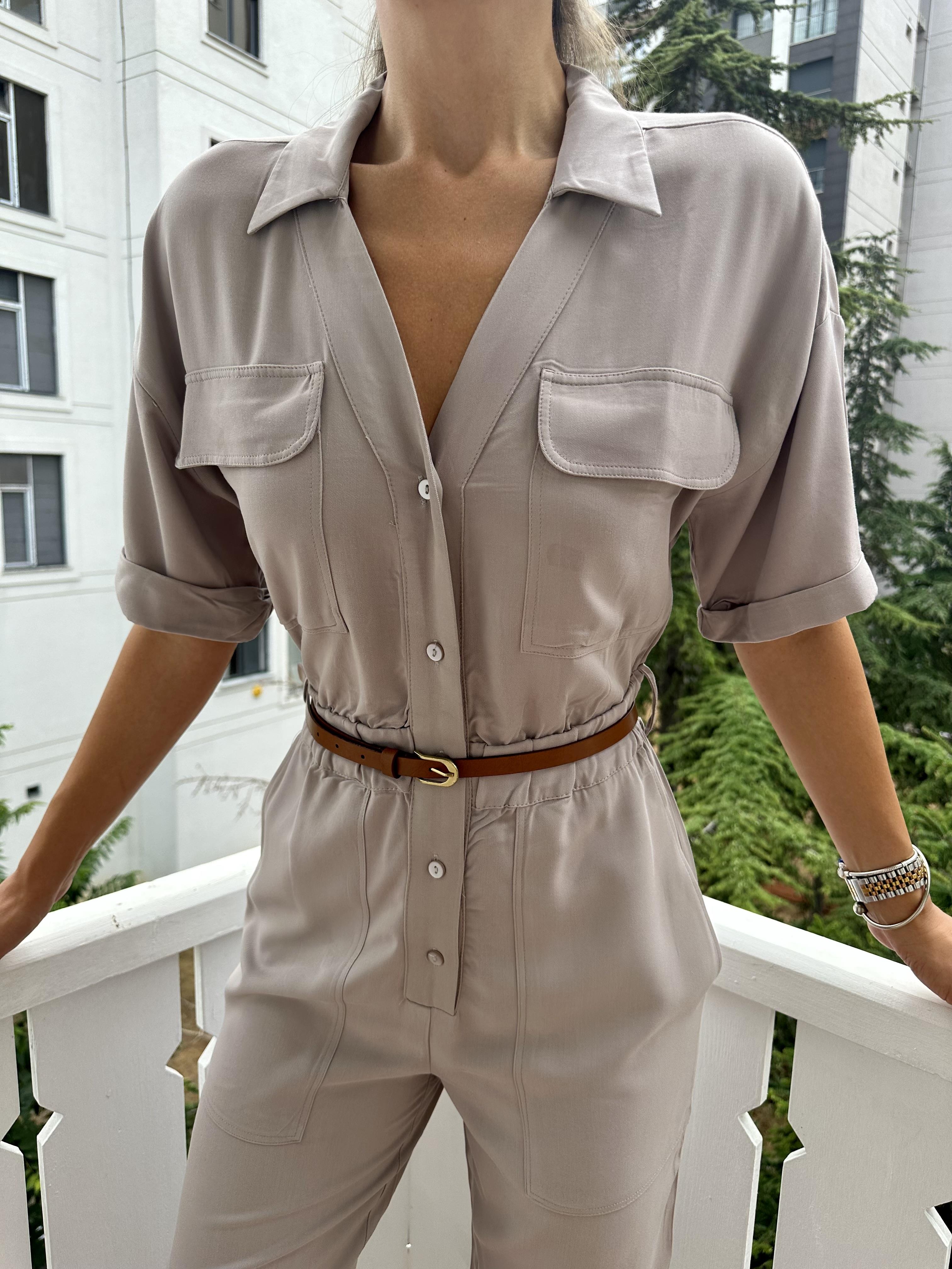 Vizon Kemerli Tencel Tulum