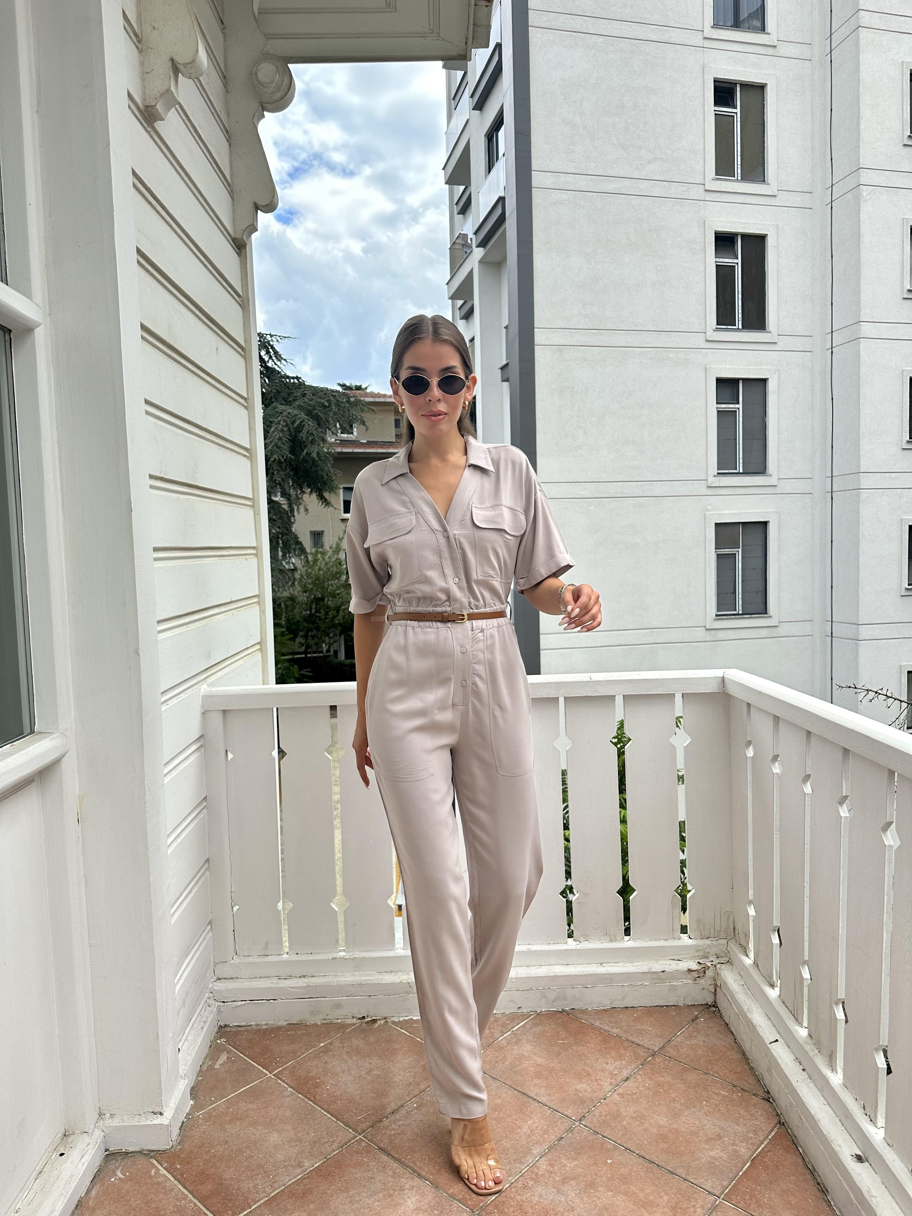 Vizon Kemerli Tencel Tulum